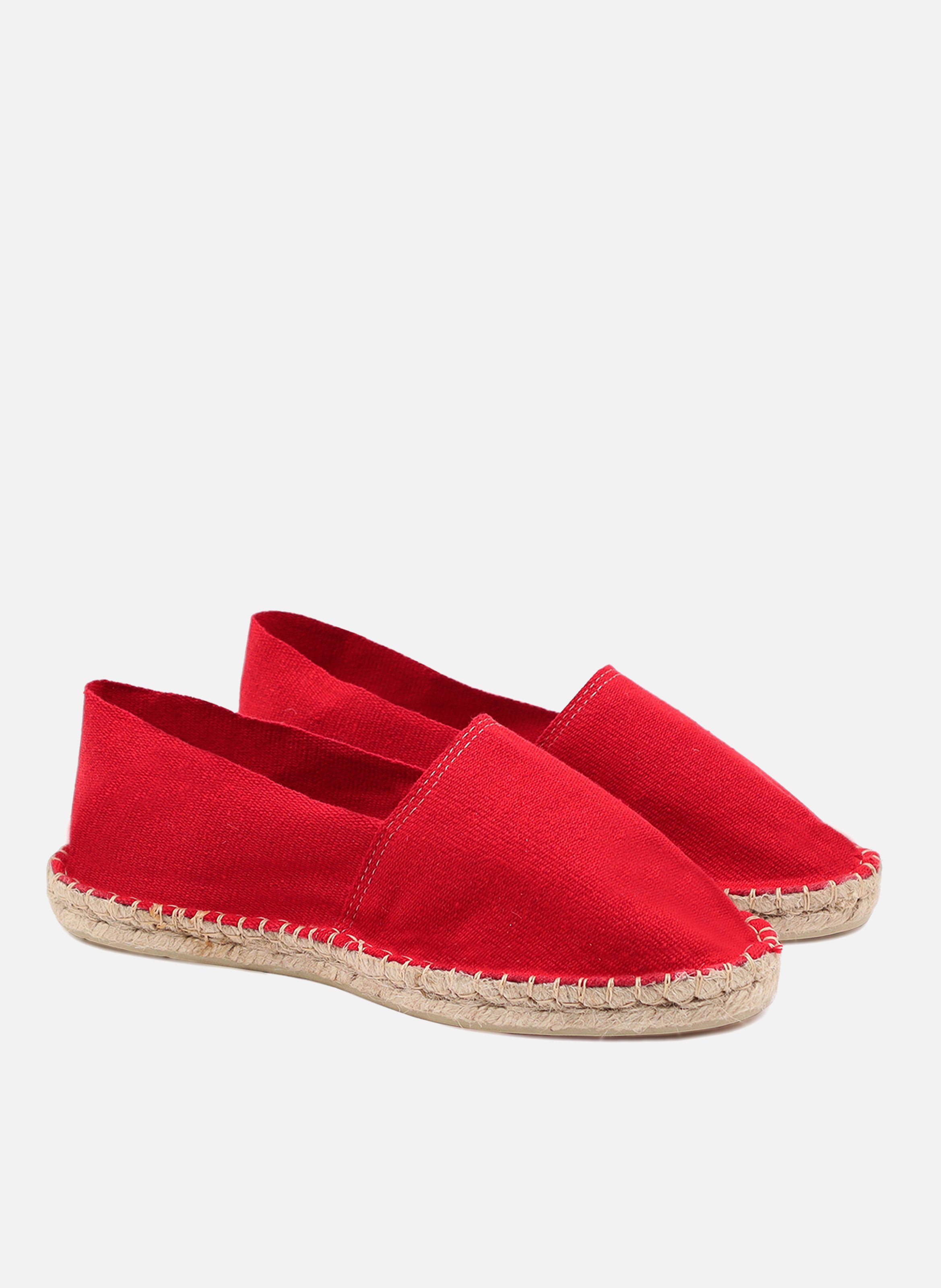 Espadrilles toile JULES & JENN Rouge