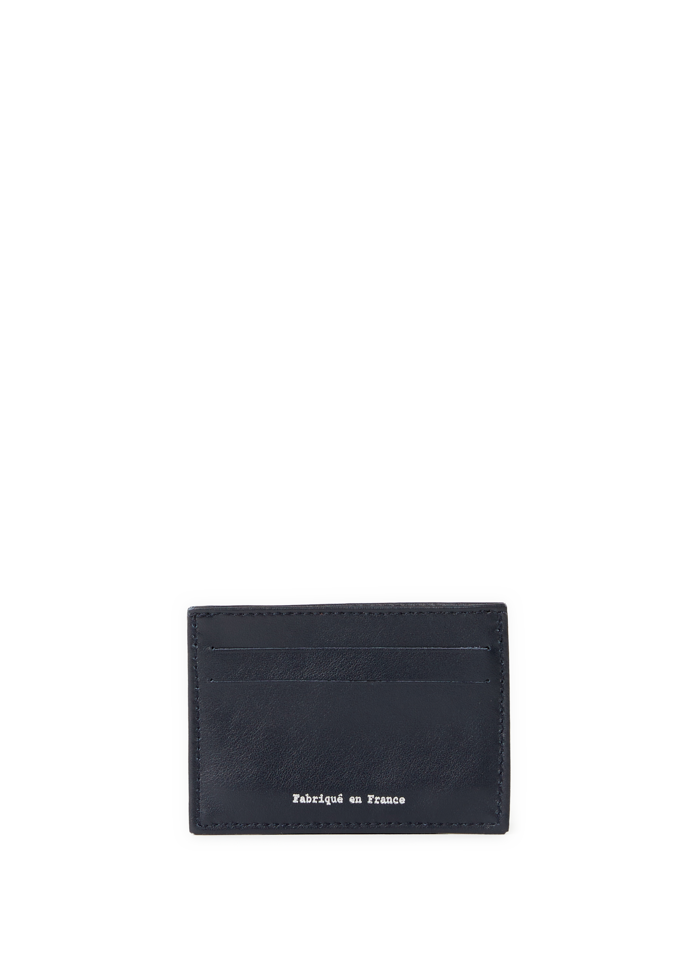  Leather card holder SAISON 1865 Blue