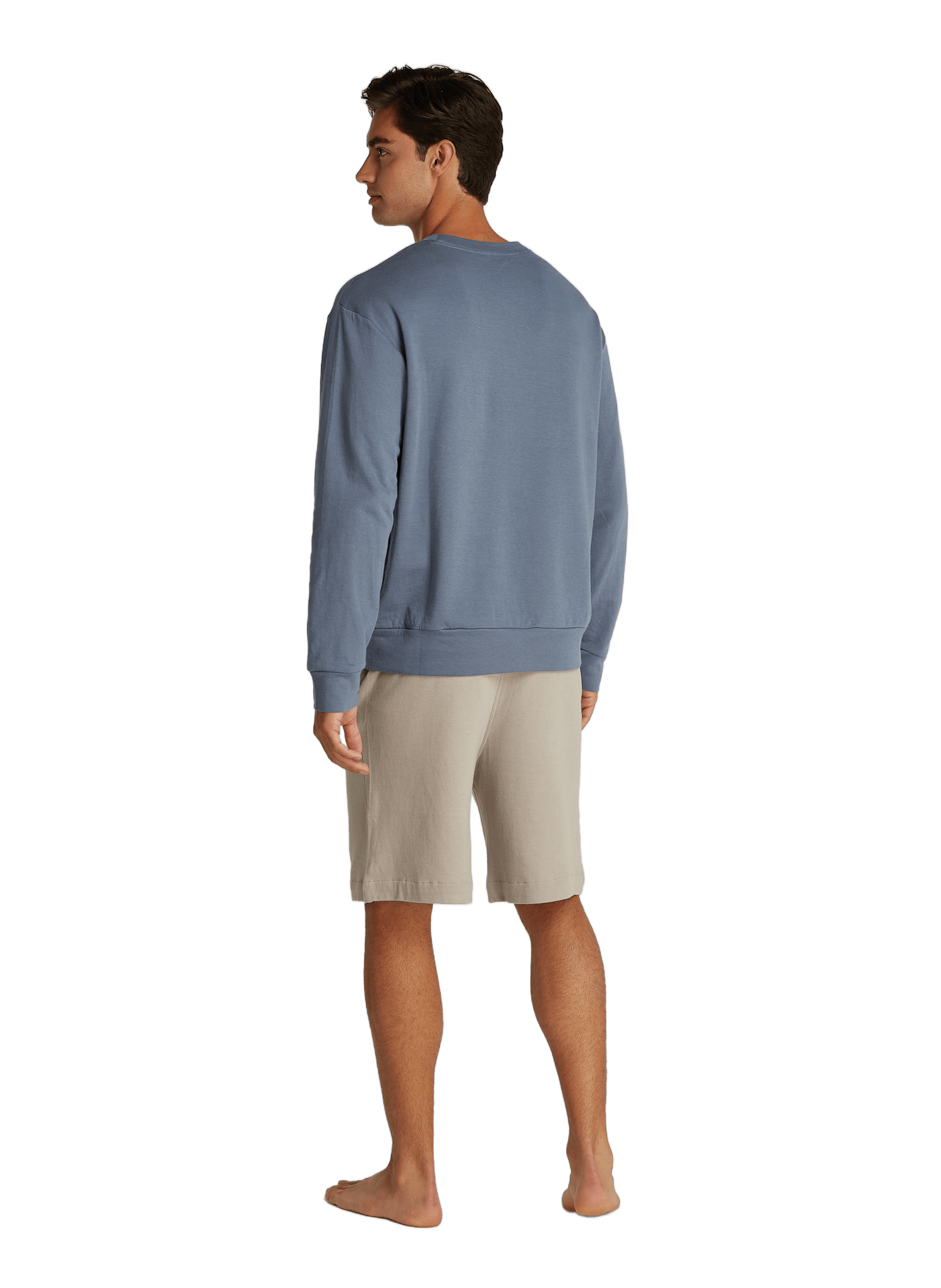 Sweatshirt en coton CALVIN KLEIN Bleu