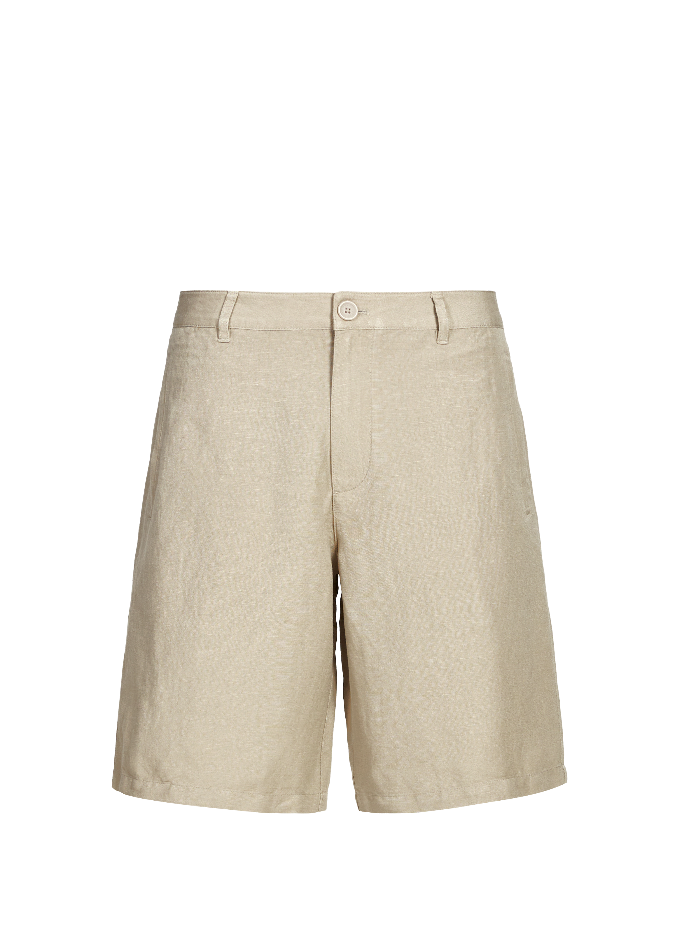 Linen-blend shorts ARMANI EXCHANGE Beige