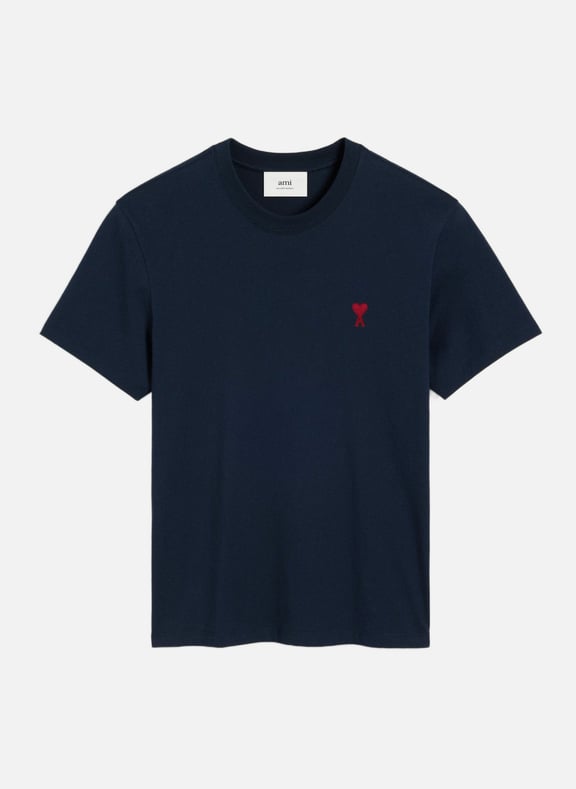 T-shirt ami de coeur rouge unisexe Bleu by AMI PARIS AMI PARIS T-shirt ami de coeur rouge unisexe Bleu