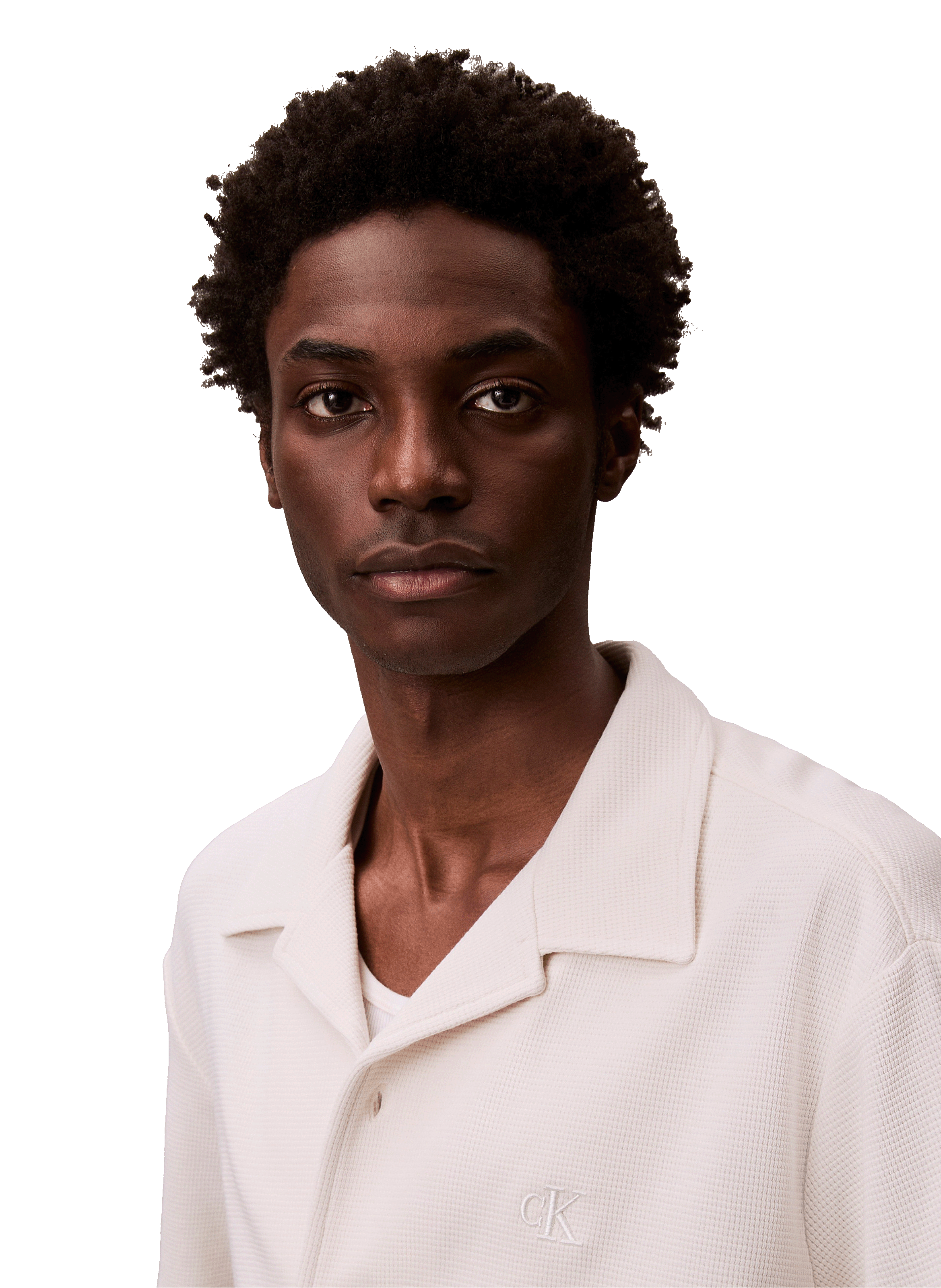 Chemise en coton CALVIN KLEIN Blanc