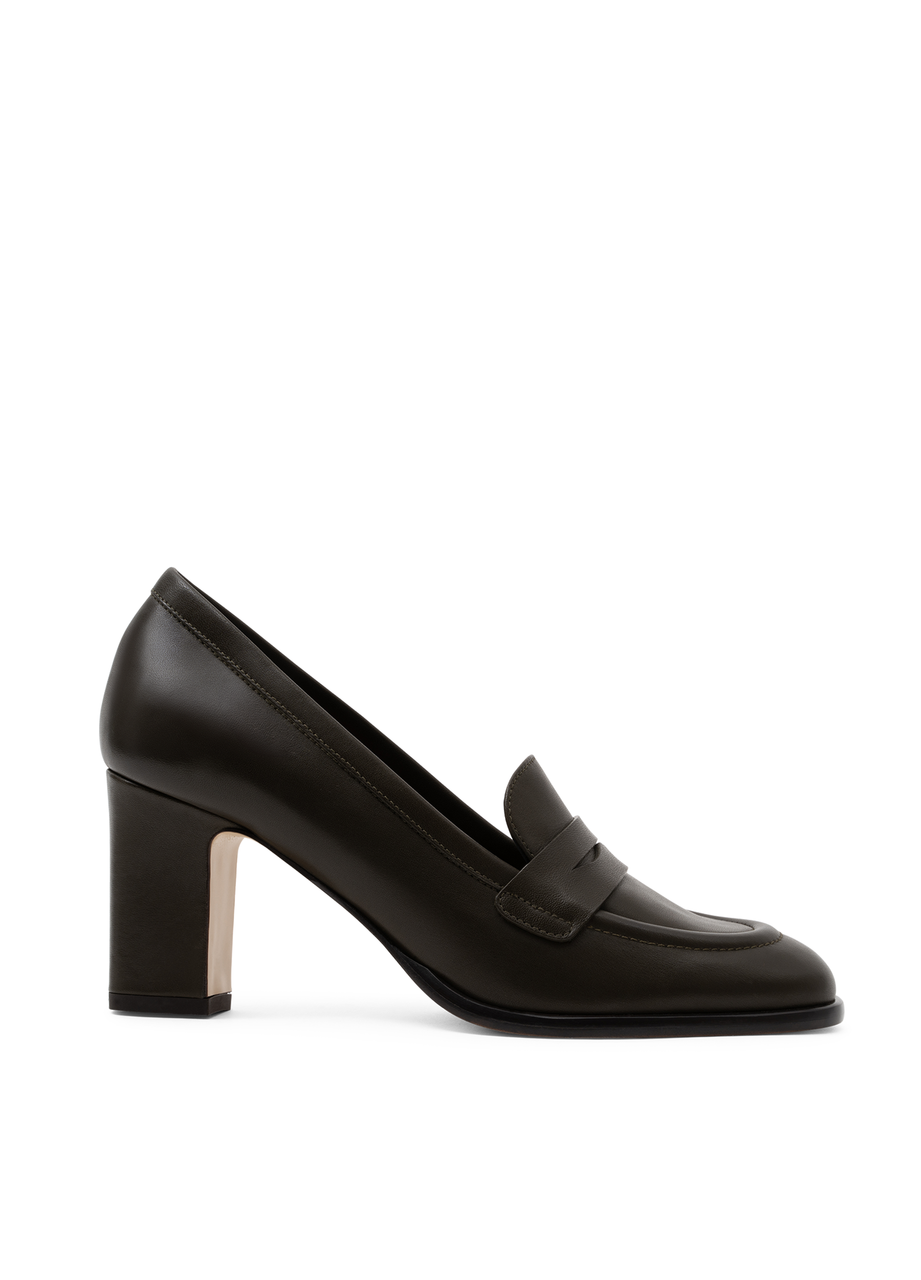 Mocassins vittore en veau lisse PARALLELE Marron