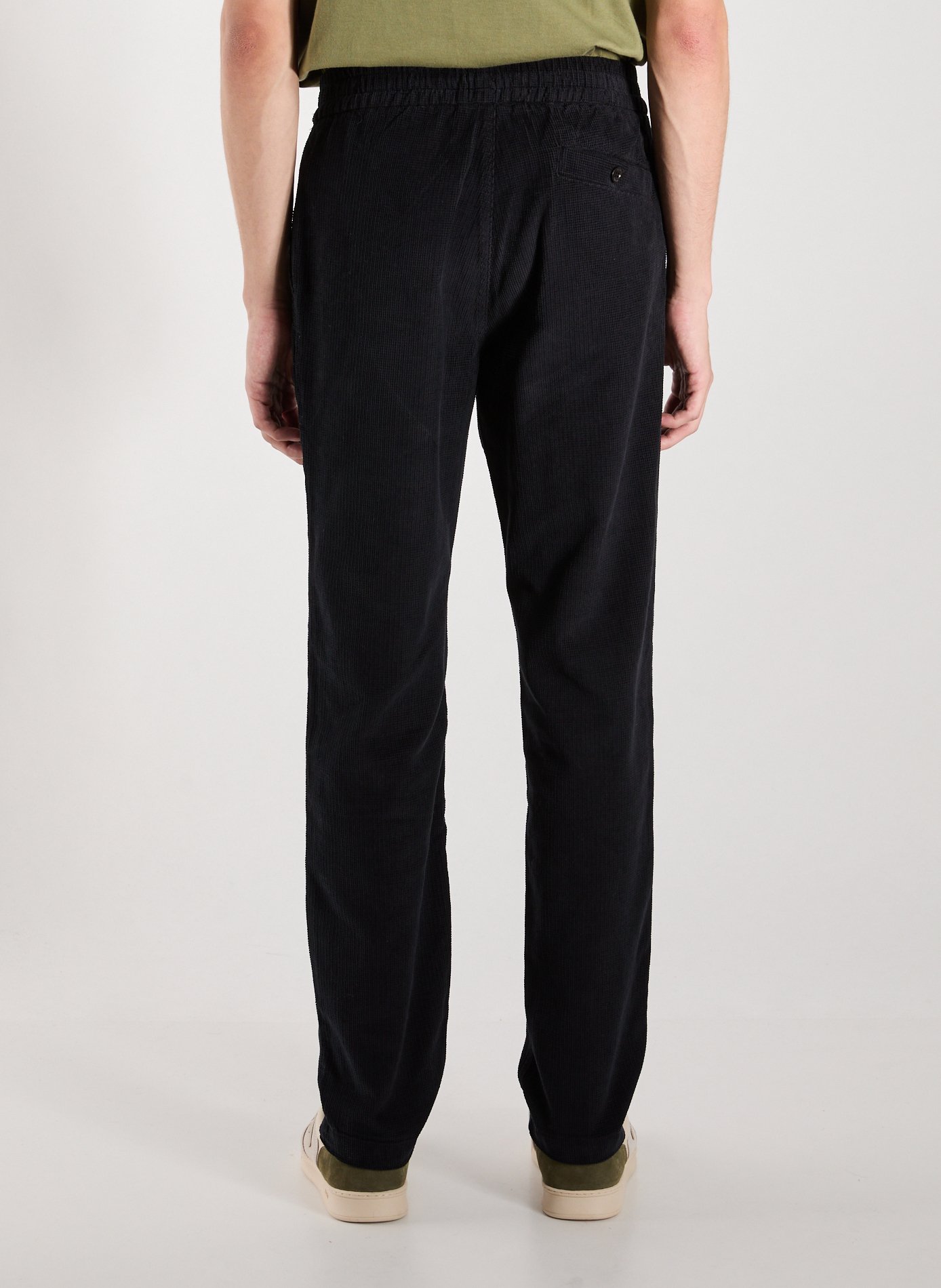 TARTAN FLORAL PANTS FAGUO Black