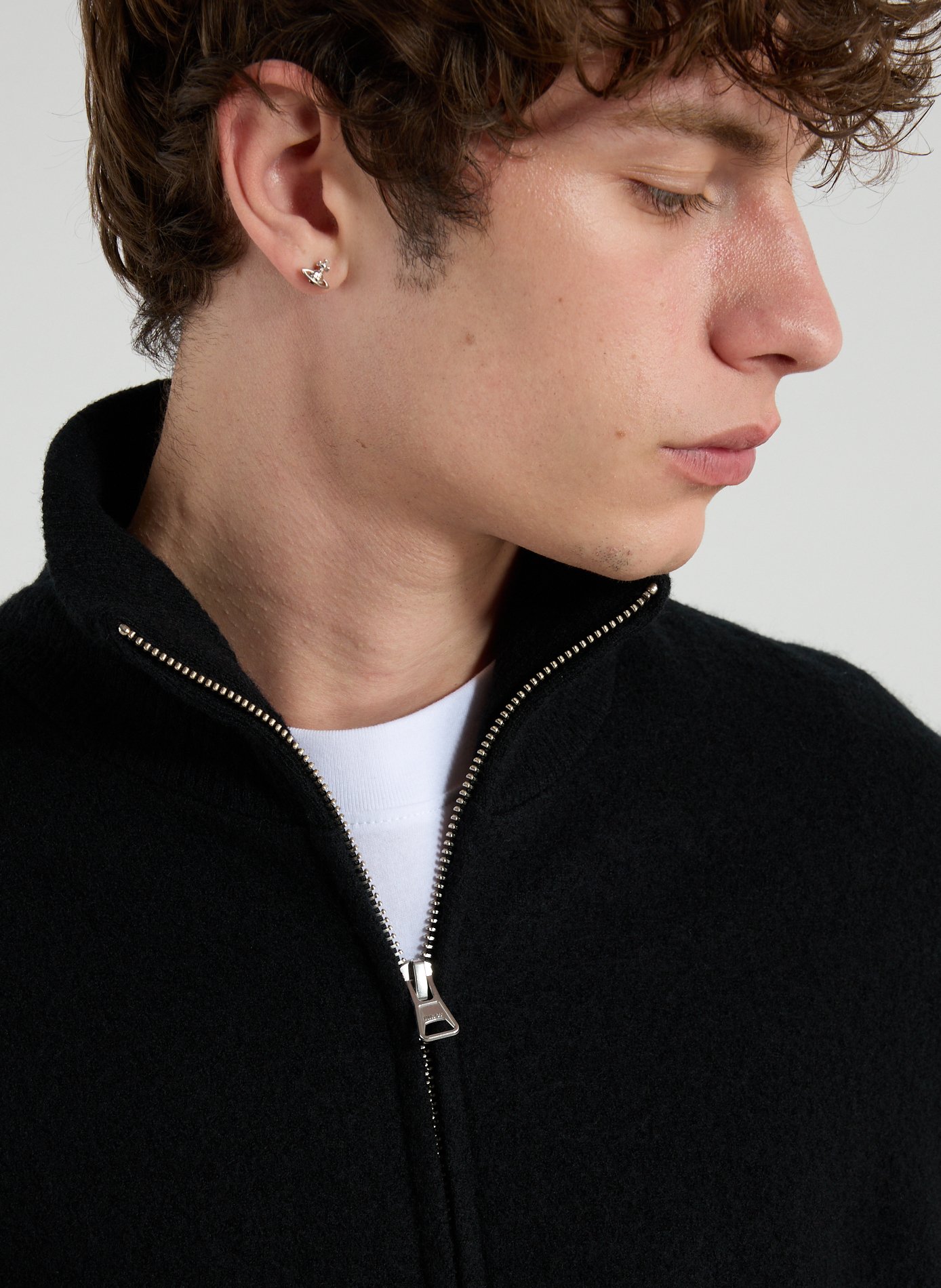 Merino wool cardigan NN.07 Black