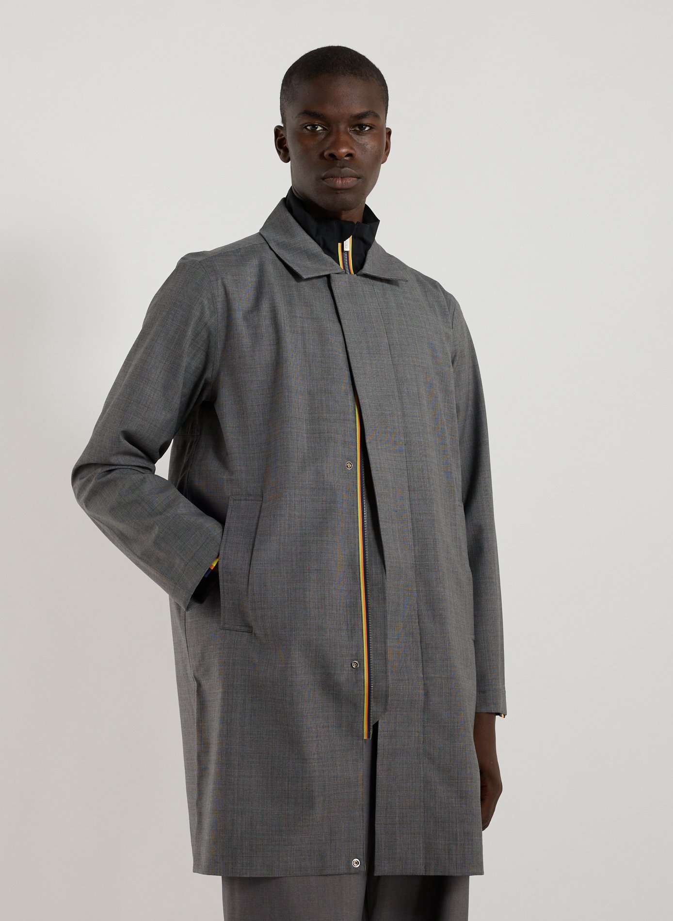 K-WAY Mid-length Poirol parka Grey