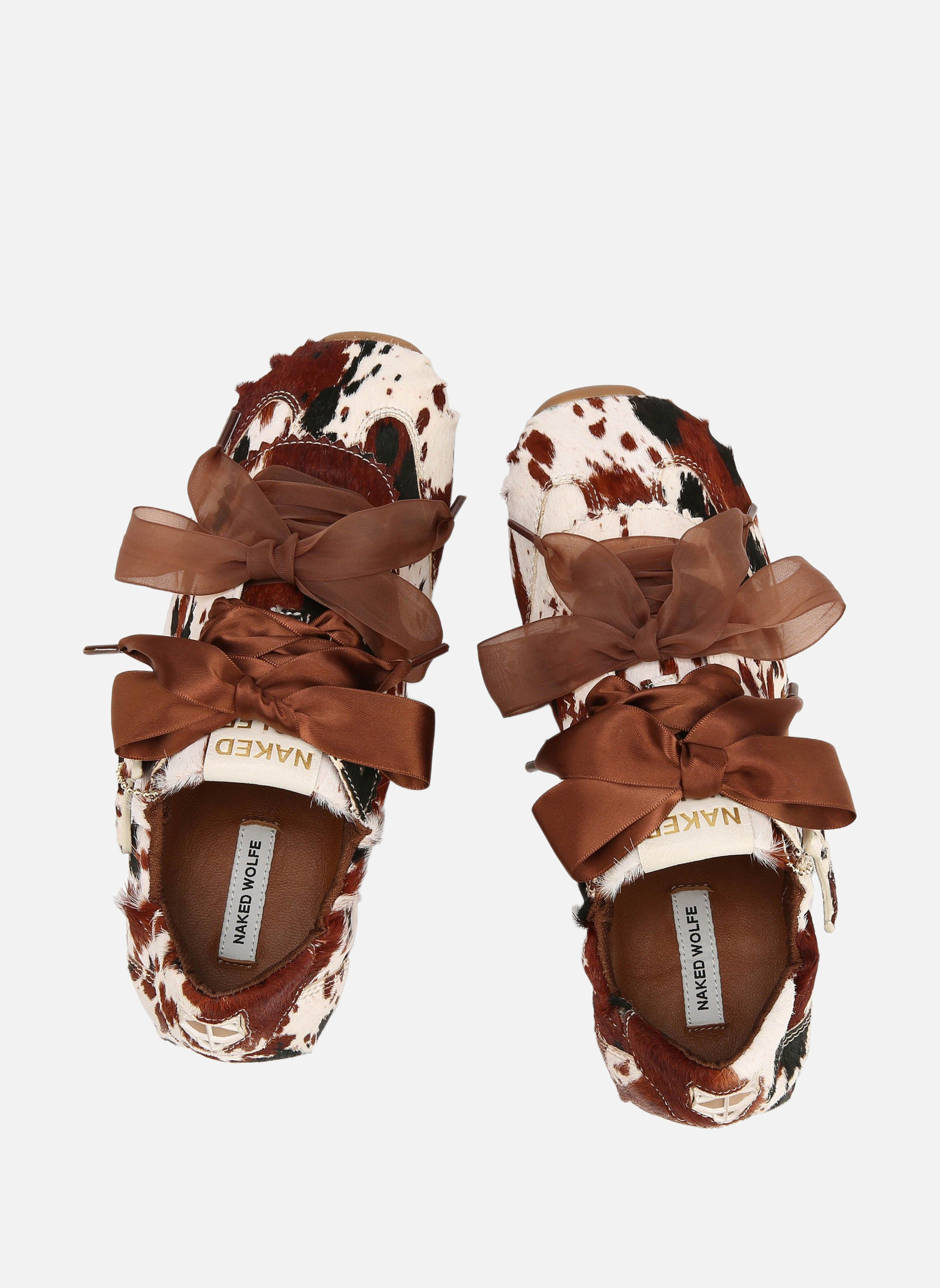 Baskets adorable NAKED WOLFE Marron