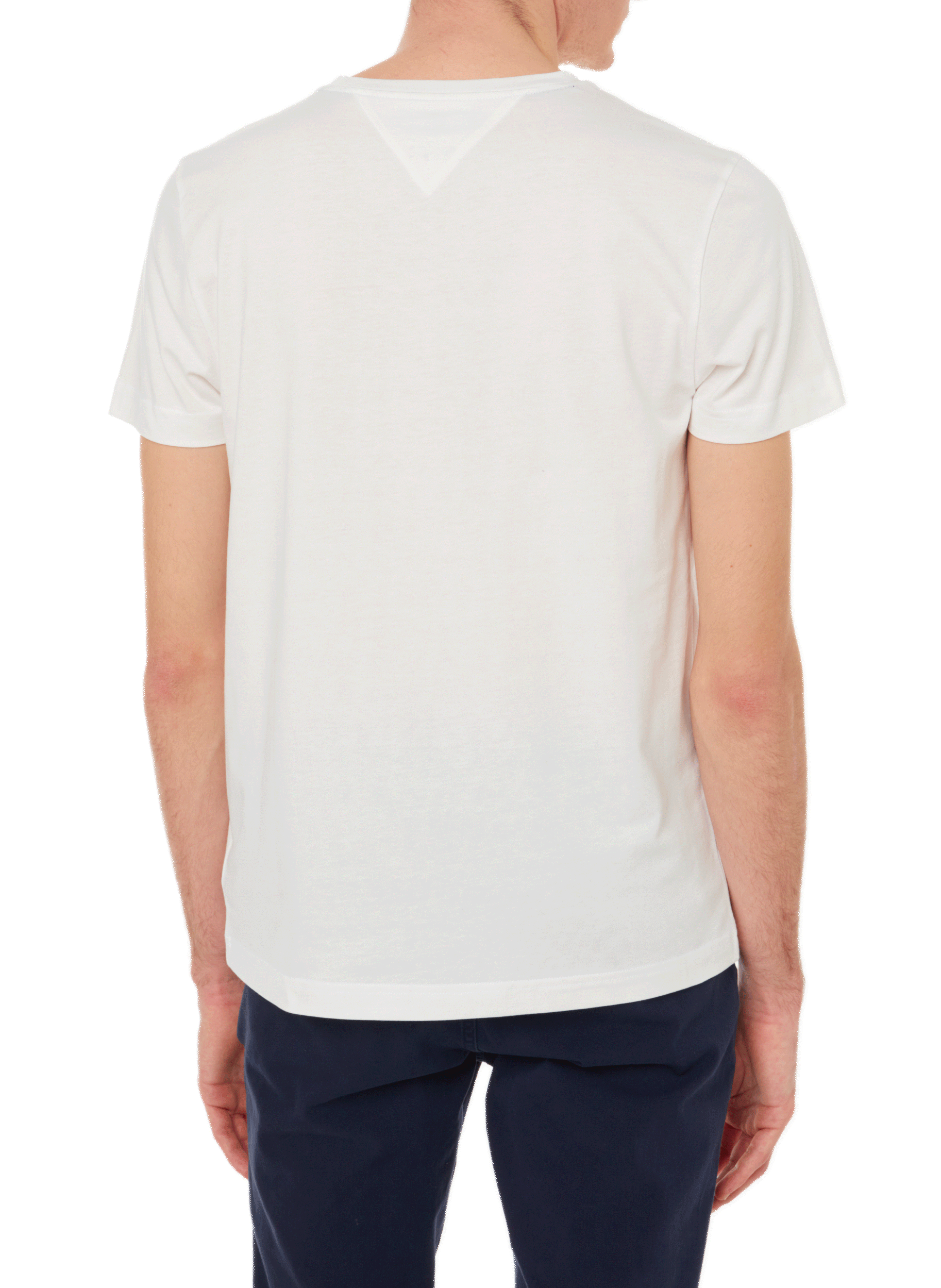 Organic cotton logo T-shirt TOMMY HILFIGER White