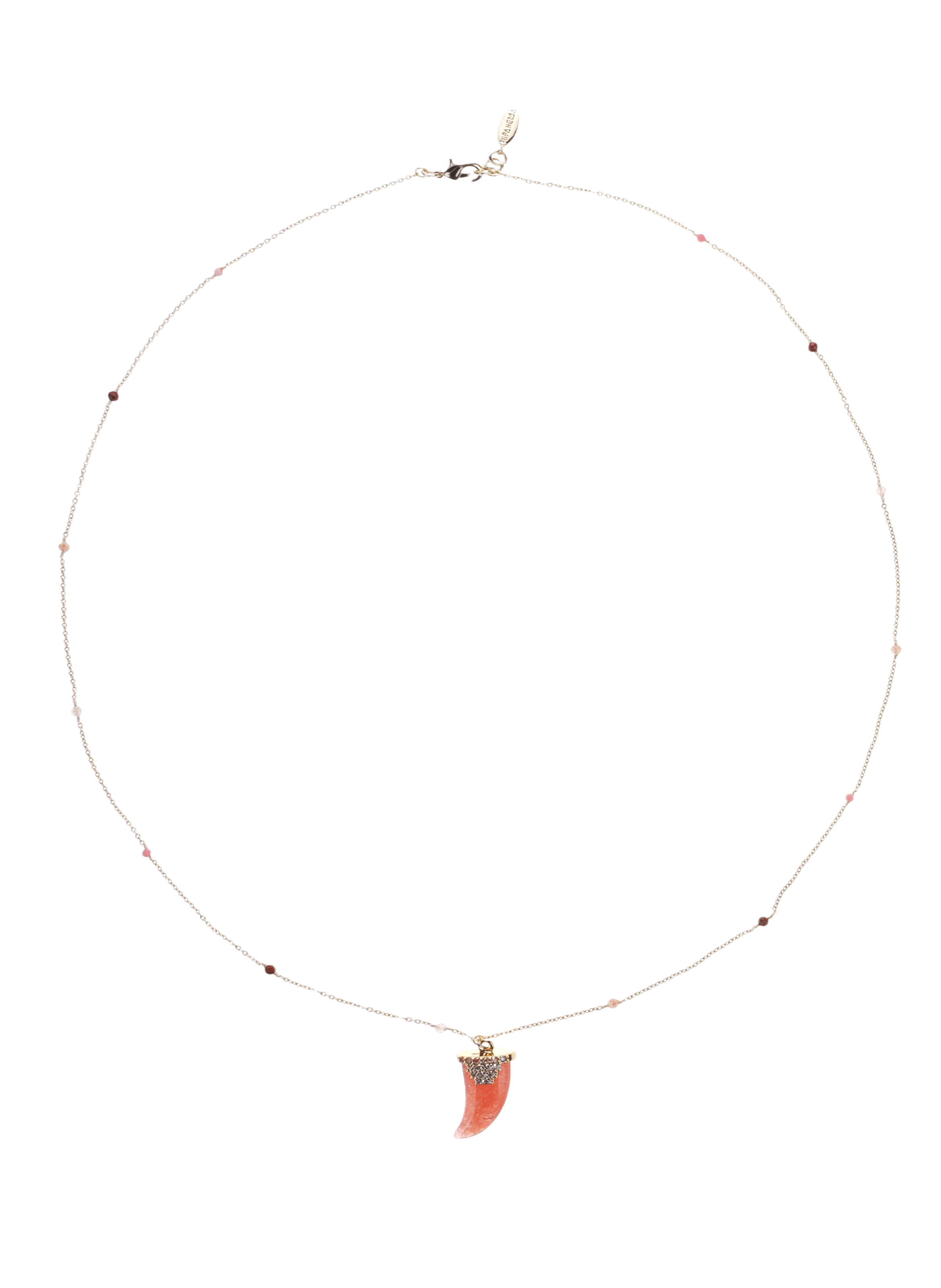 Collier sautoir avec pendentif FYN HIPANEMA Orange