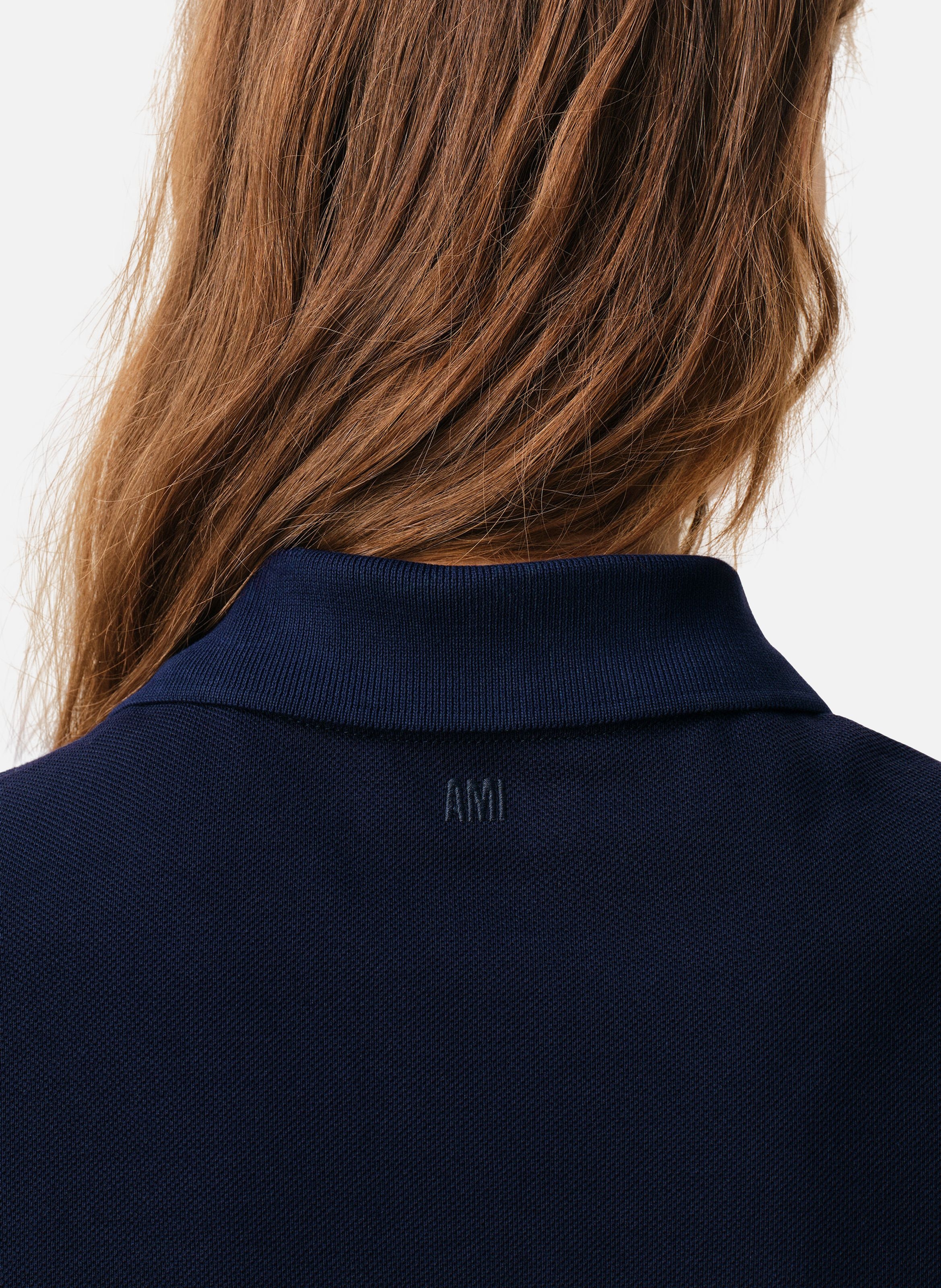 Polo Ami de Coeur unisexe AMI PARIS Bleu