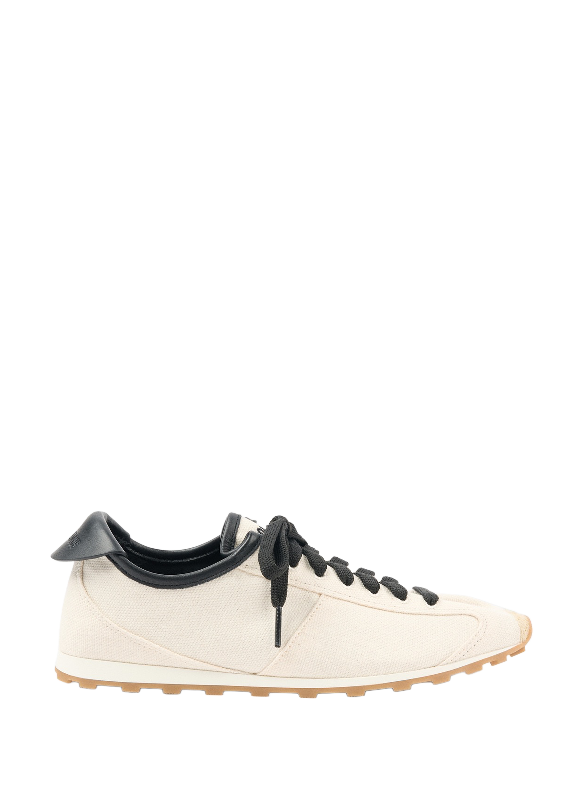 Leather Tennis Sneakers JACQUEMUS Beige