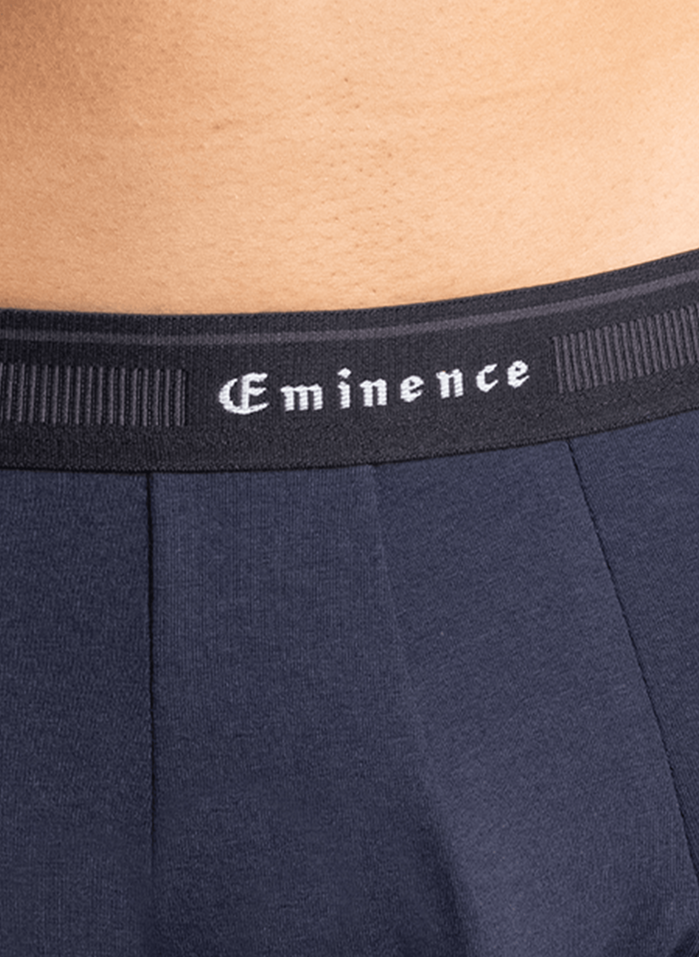 Lot de 3 boxers unis en coton mélangé EMINENCE Multicolore