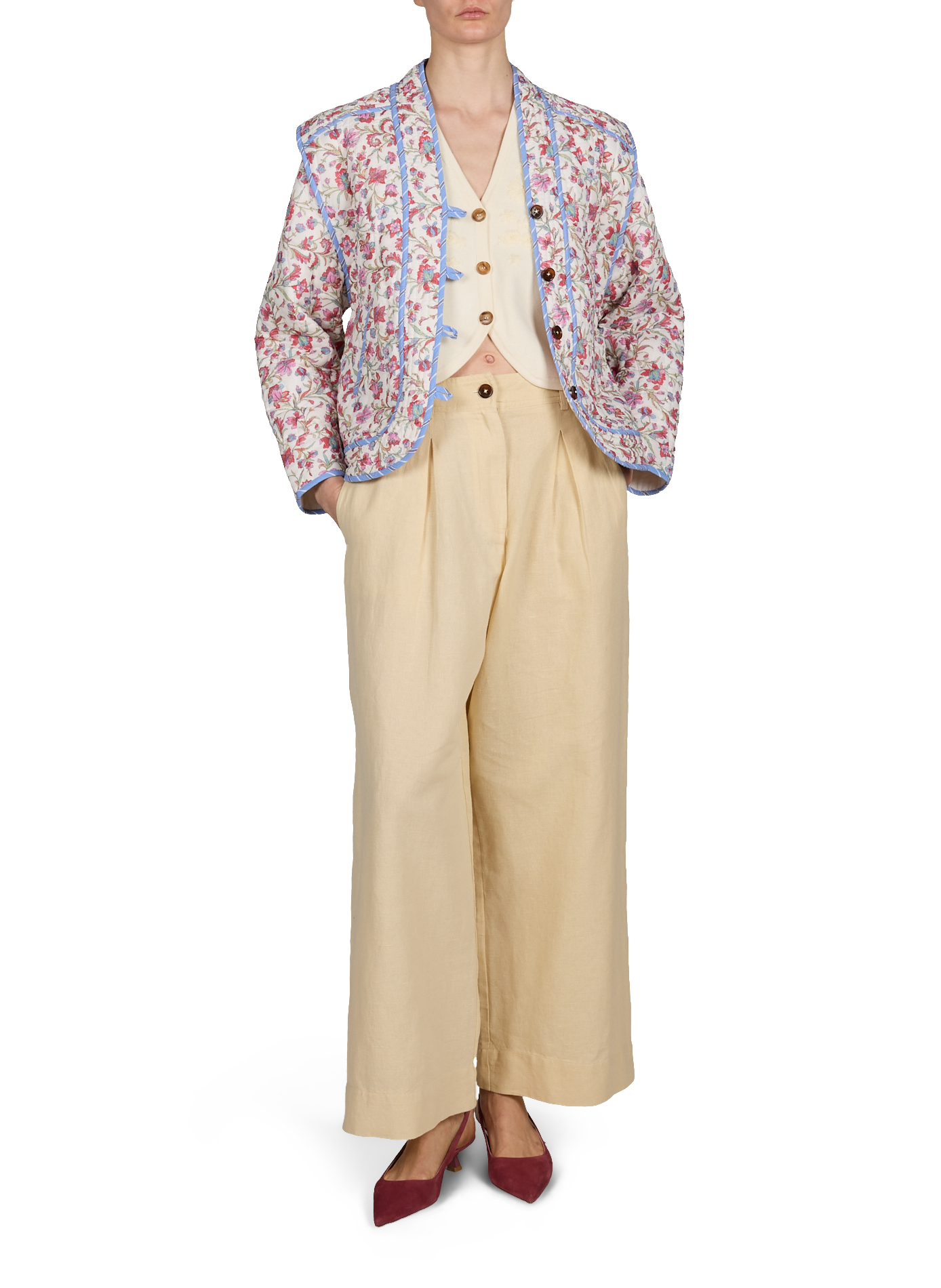 Nelina patterned cotton jacket LOUISE MISHA Multicolour