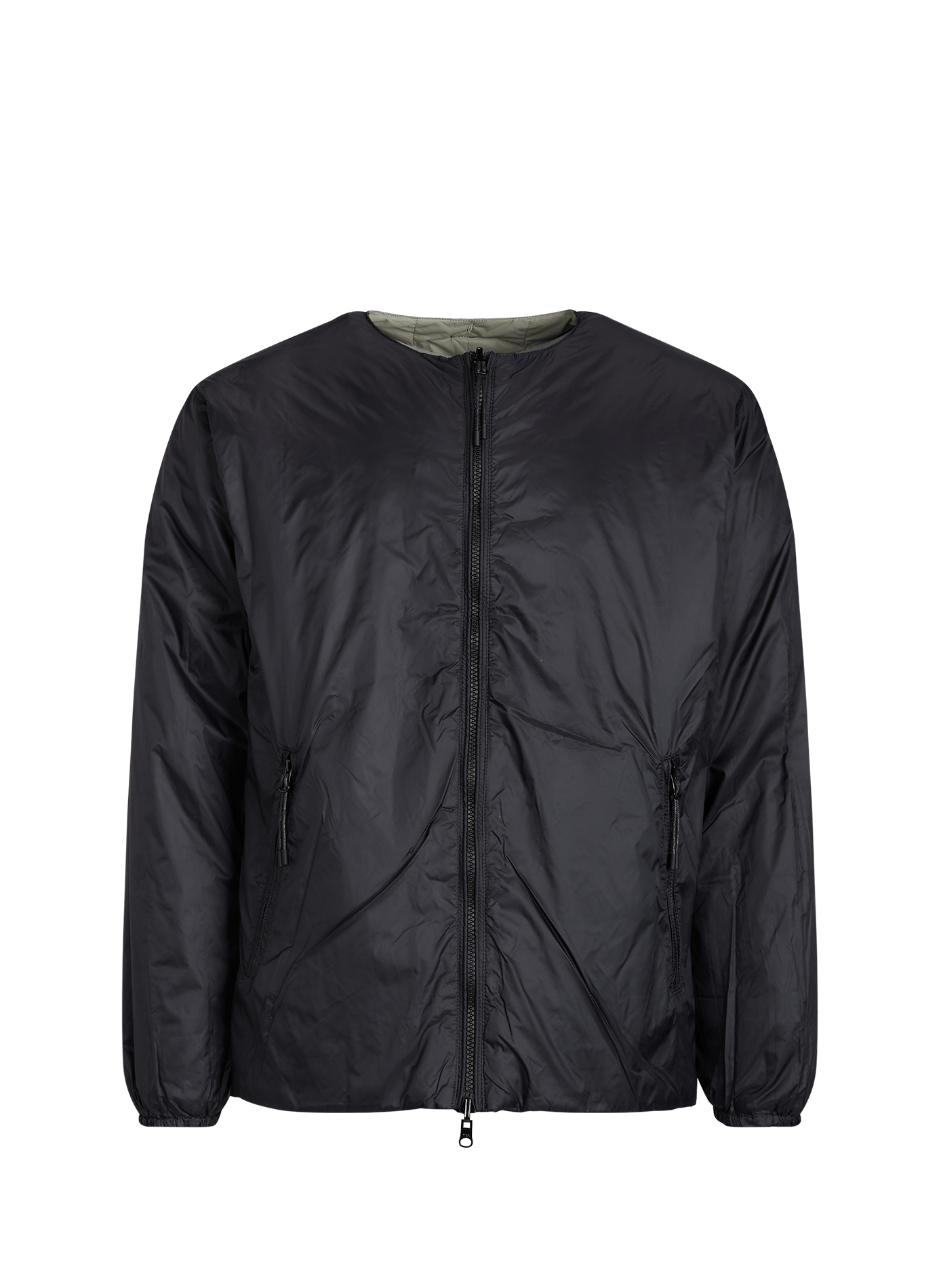 Reversible quilted jacket with storage bag TAION Multicolour