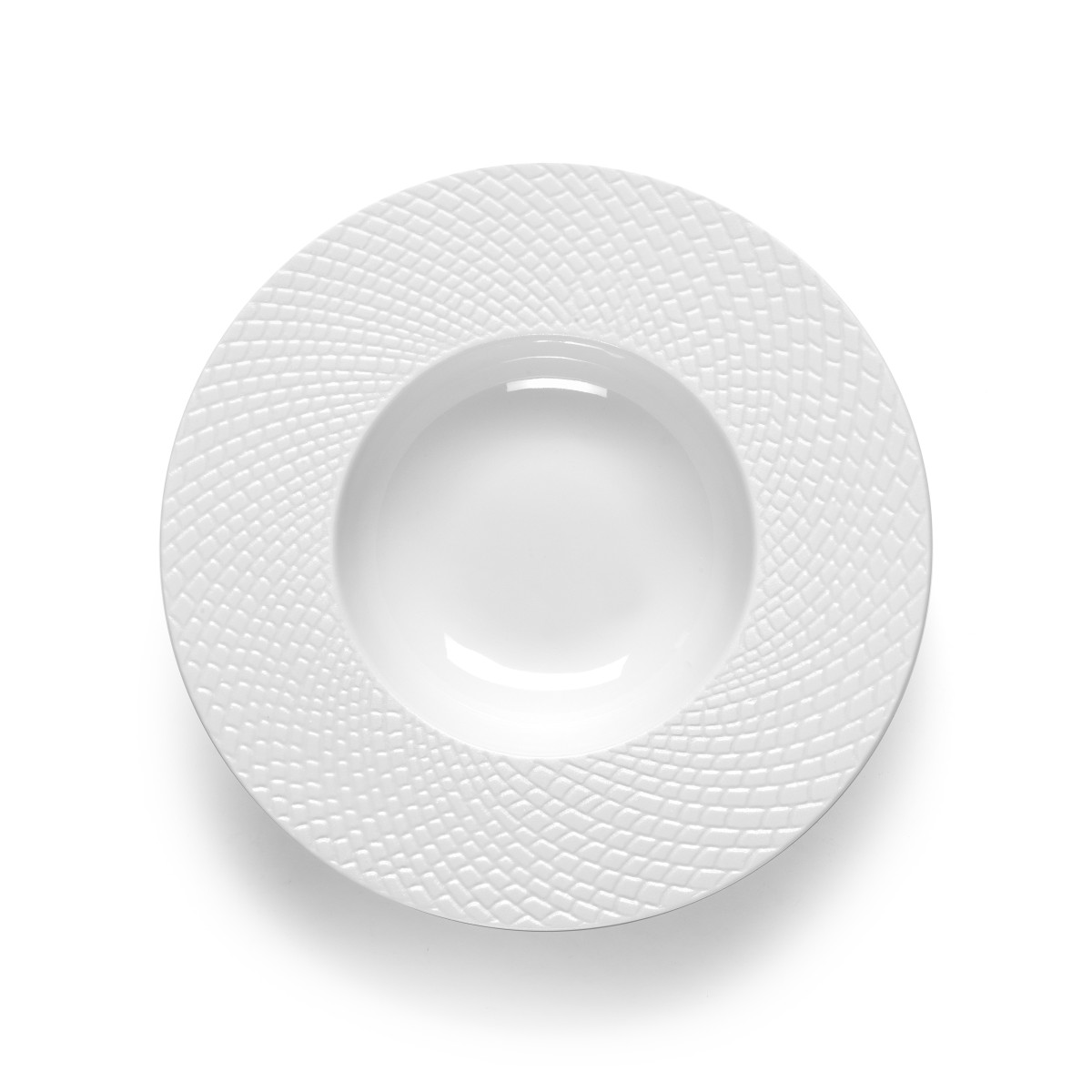 Sherane - assiette creuse 20 cm (lot de 6) MEDARD DE NOBLAT Blanc