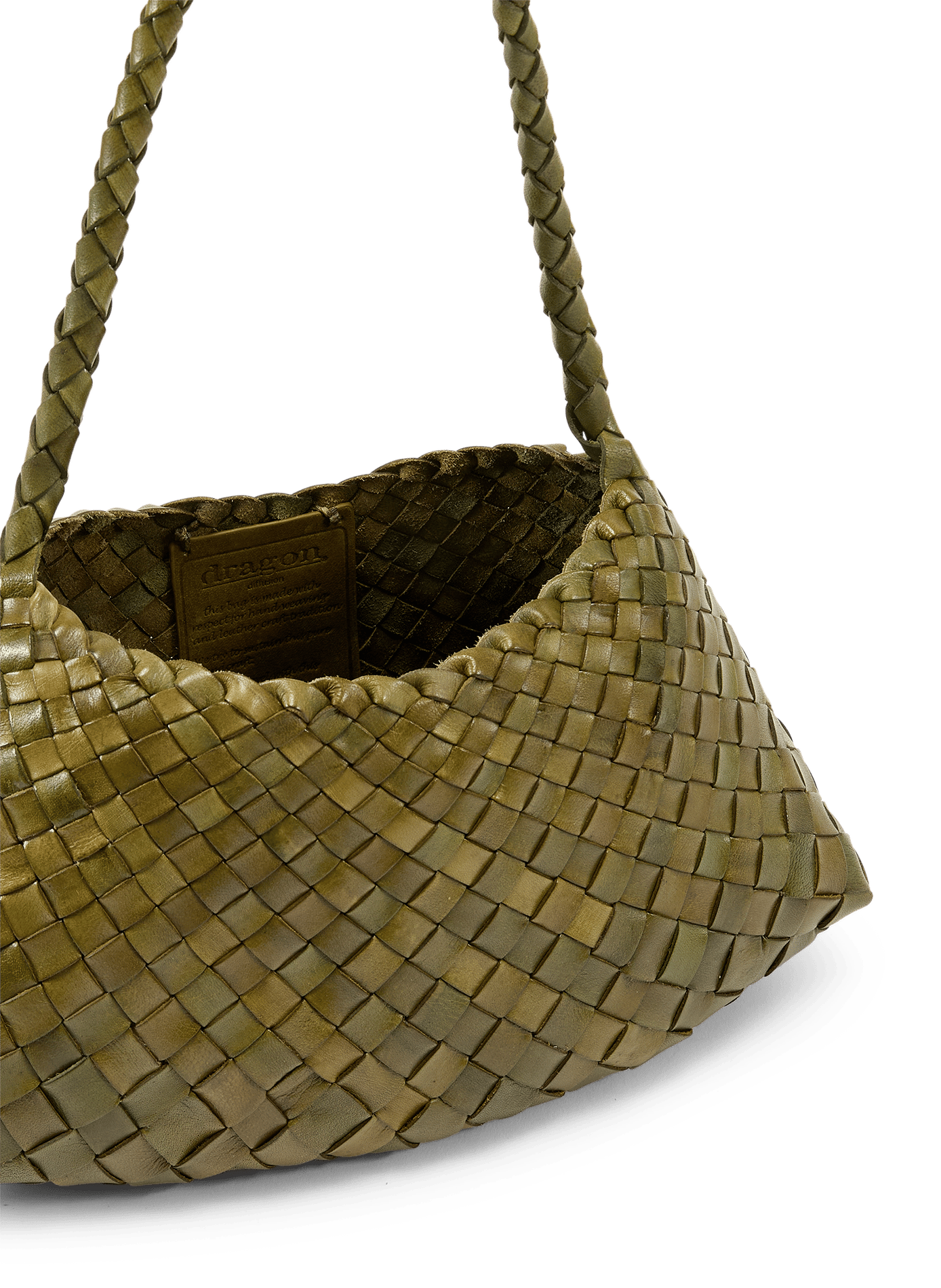 Sac à main Rosanna en cuir  DRAGON DIFFUSION Vert