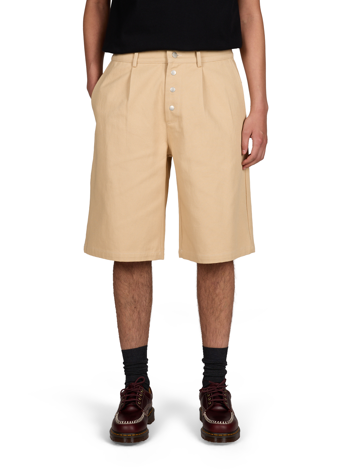 Bermuda Marty en coton CARRER Beige