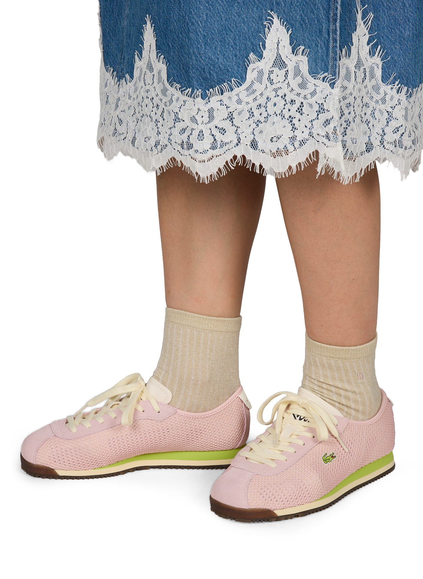 Sneakers Club Low LACOSTE Roze