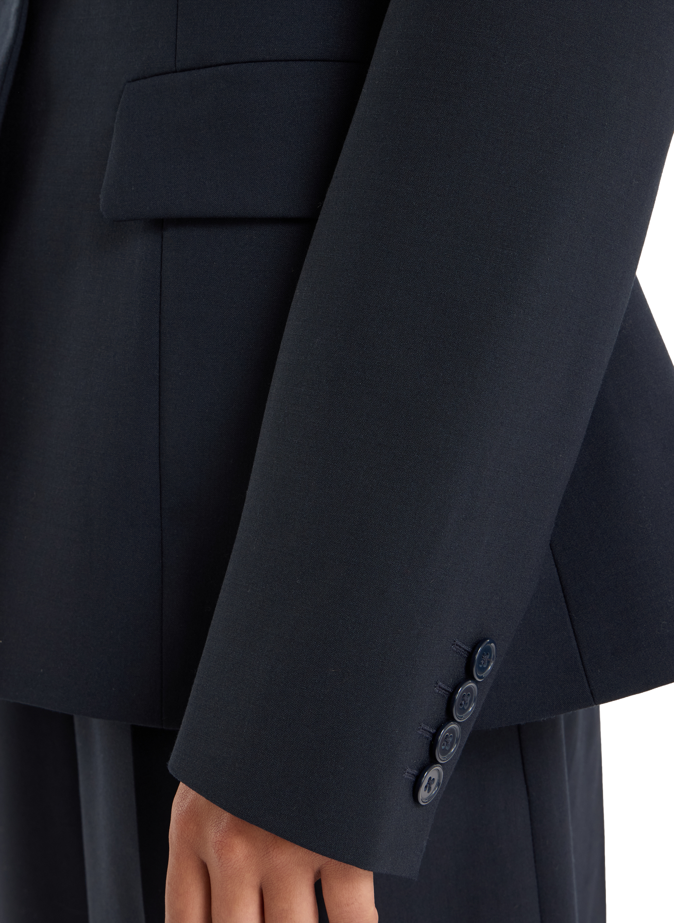 Bubble blazer in virgin wool SAISON 1865 Blue