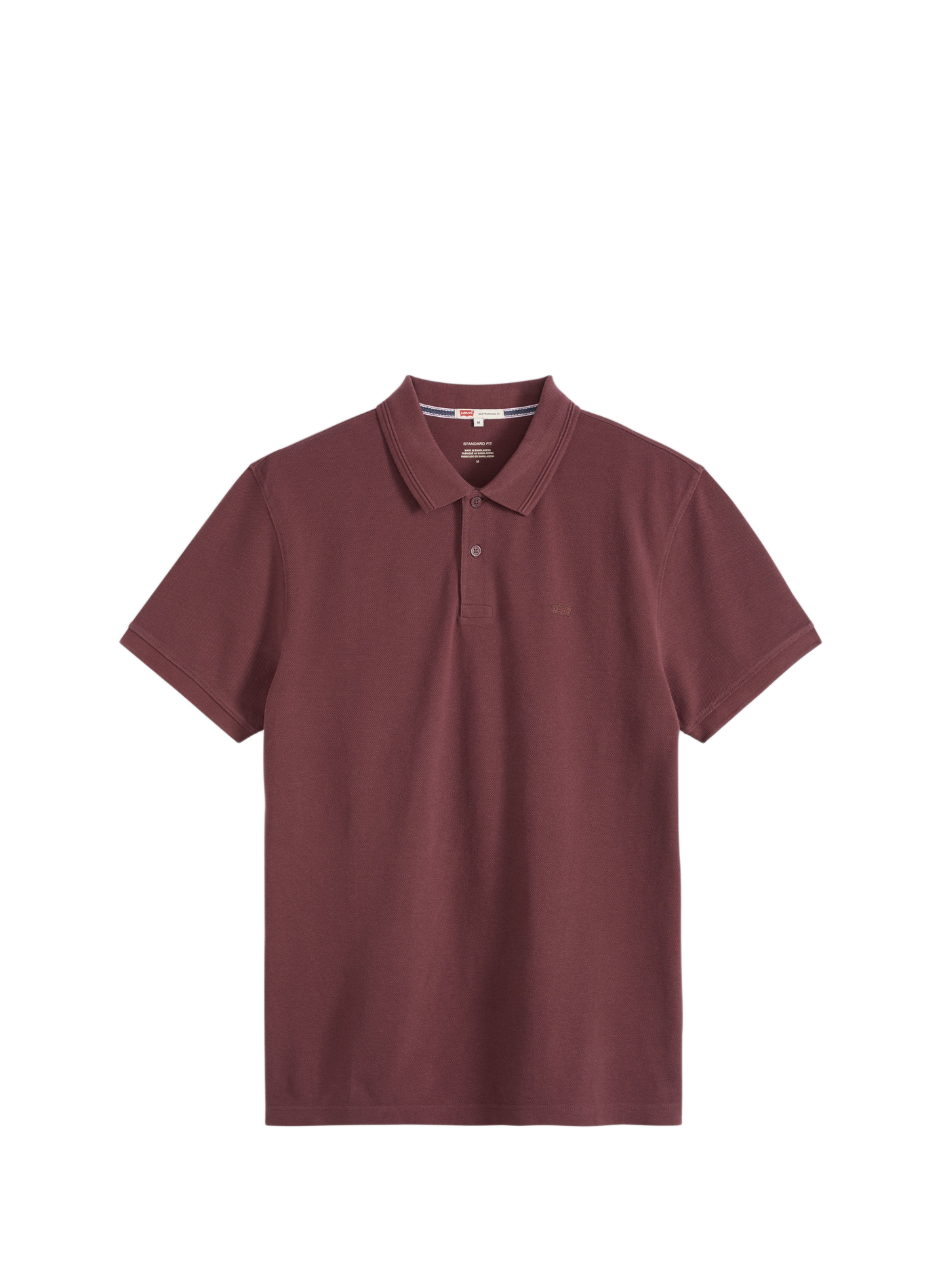 Straight cotton polo shirt LEVI'S Red