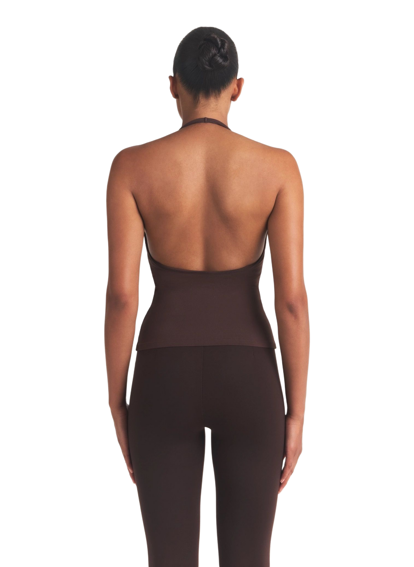 Top halter zonder mouwen met open rug SKIMS Bruin