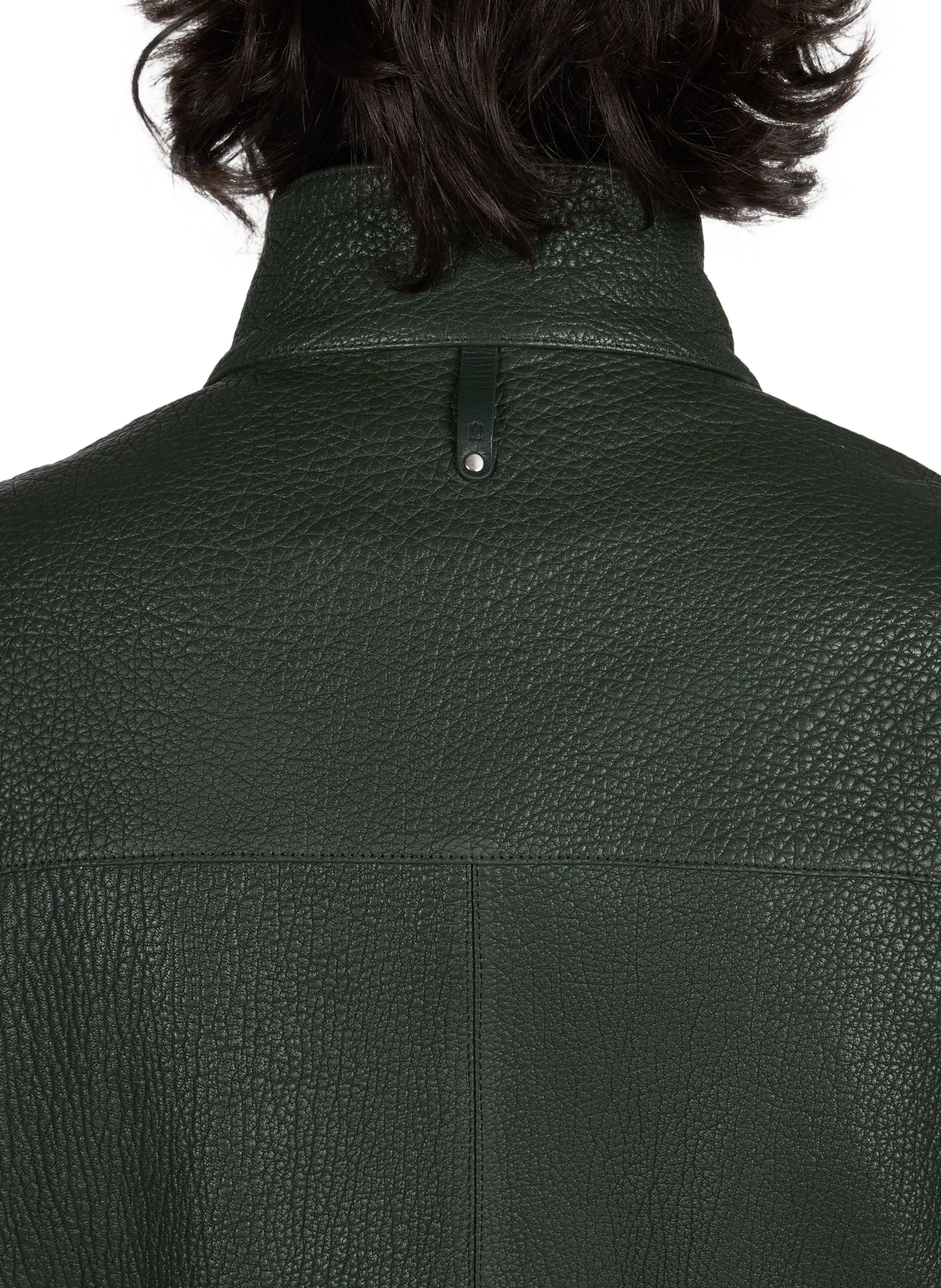 Otto straight leather jacket MACKAGE Green