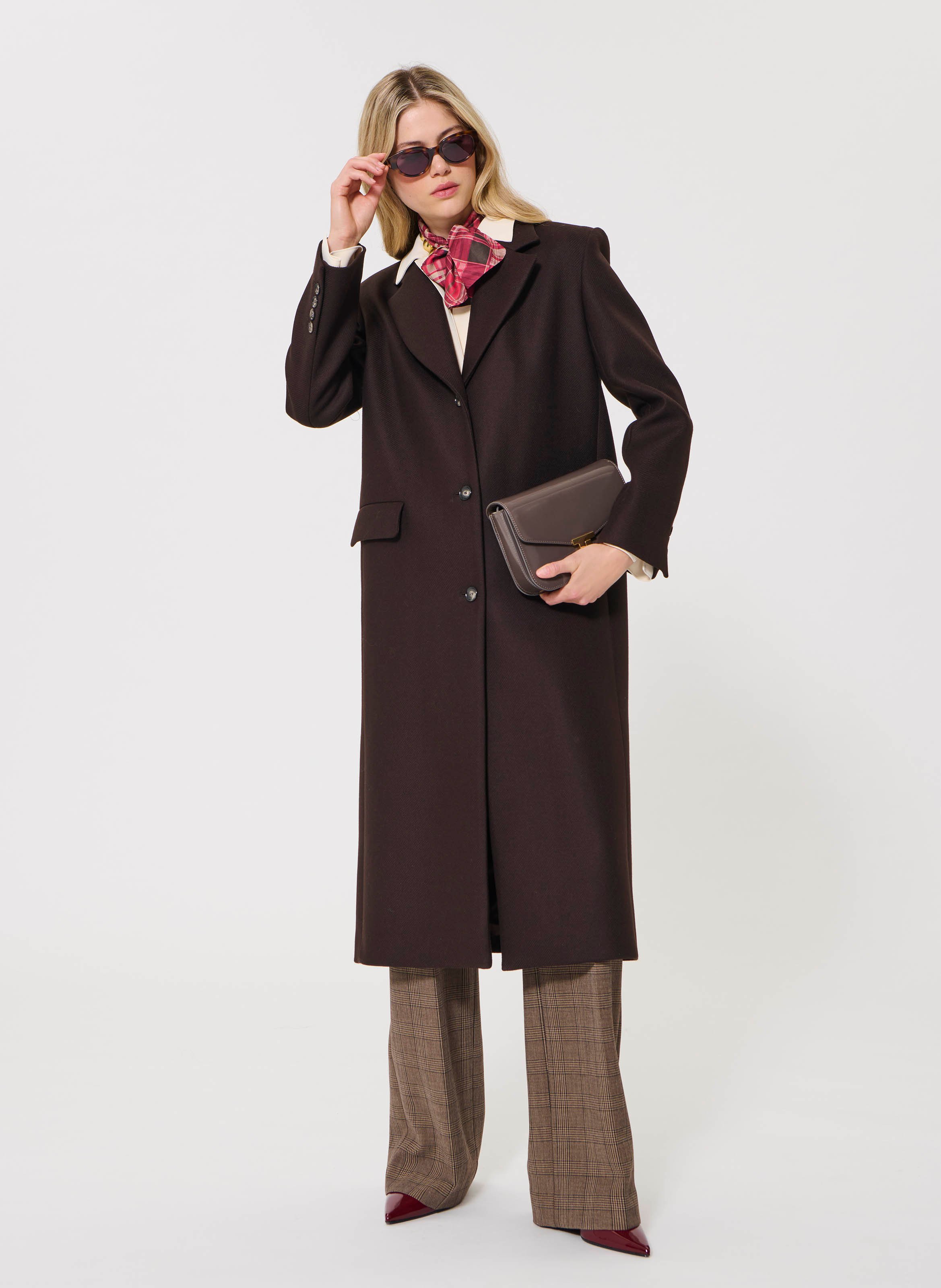 Manteau matthew TARA JARMON Marron