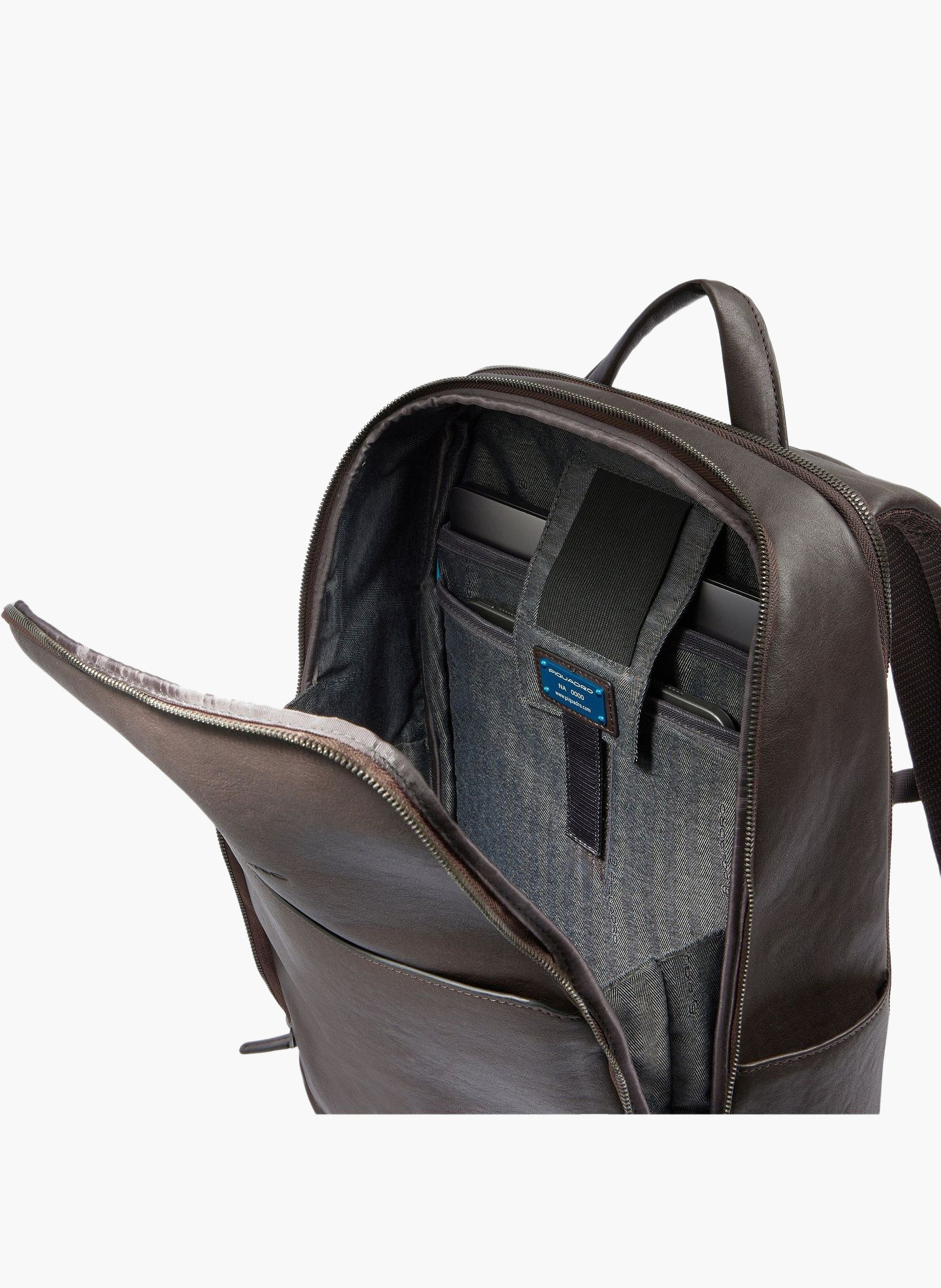 Sac à dos pour ordinateur 15,6" PIQUADRO Marron
