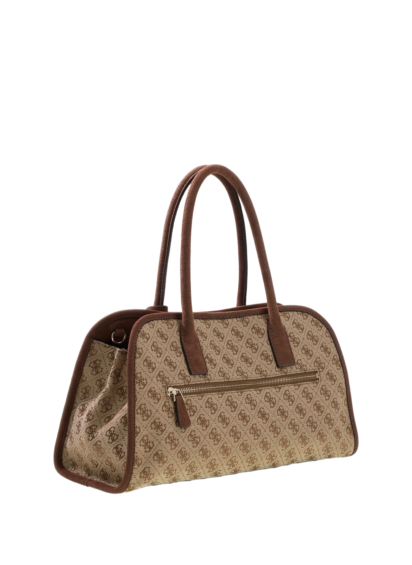 Sac à main monogramme GUESS Marron