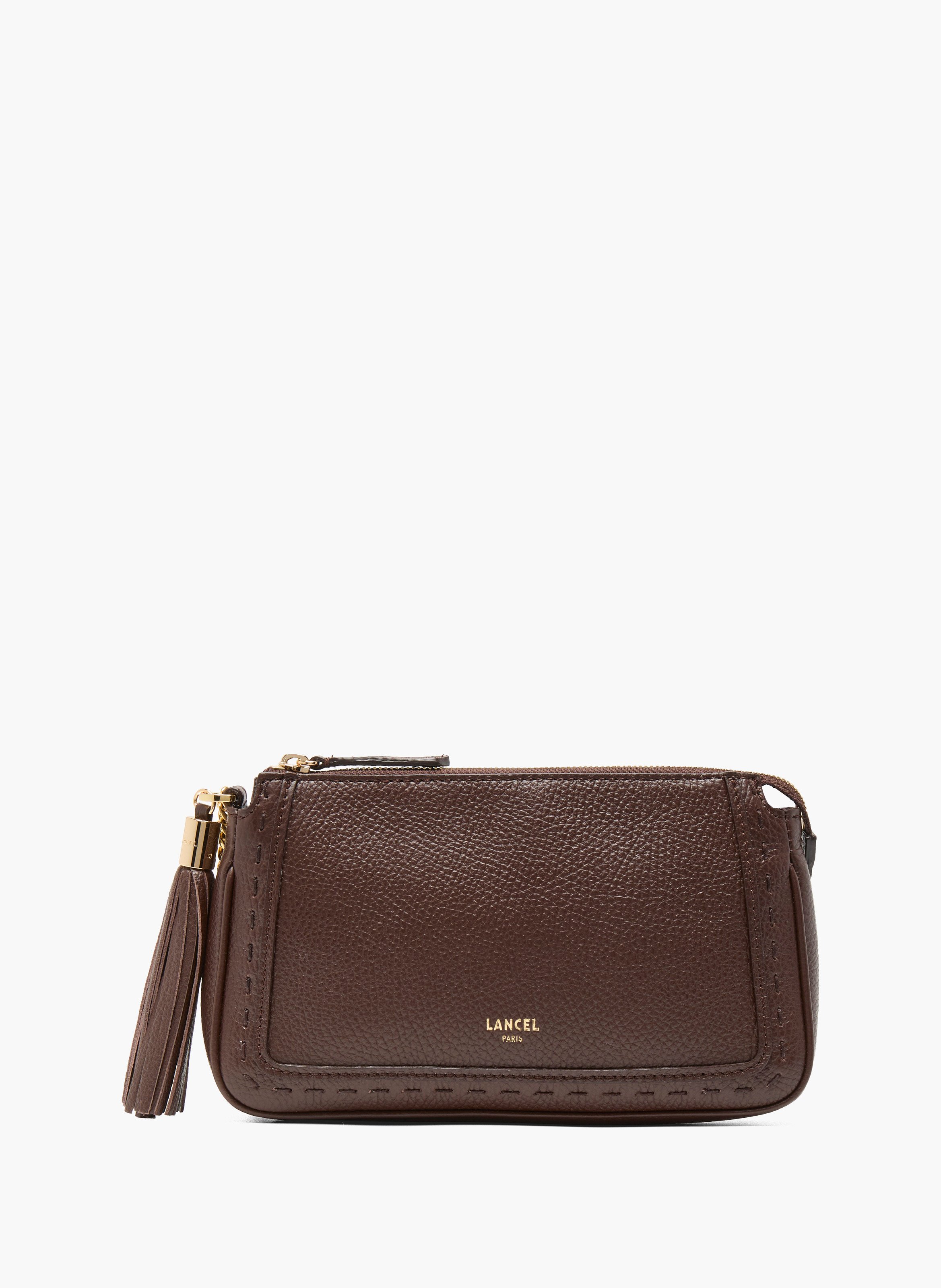 Pochette chaine premier flirt de lancel en cuir LANCEL Marron