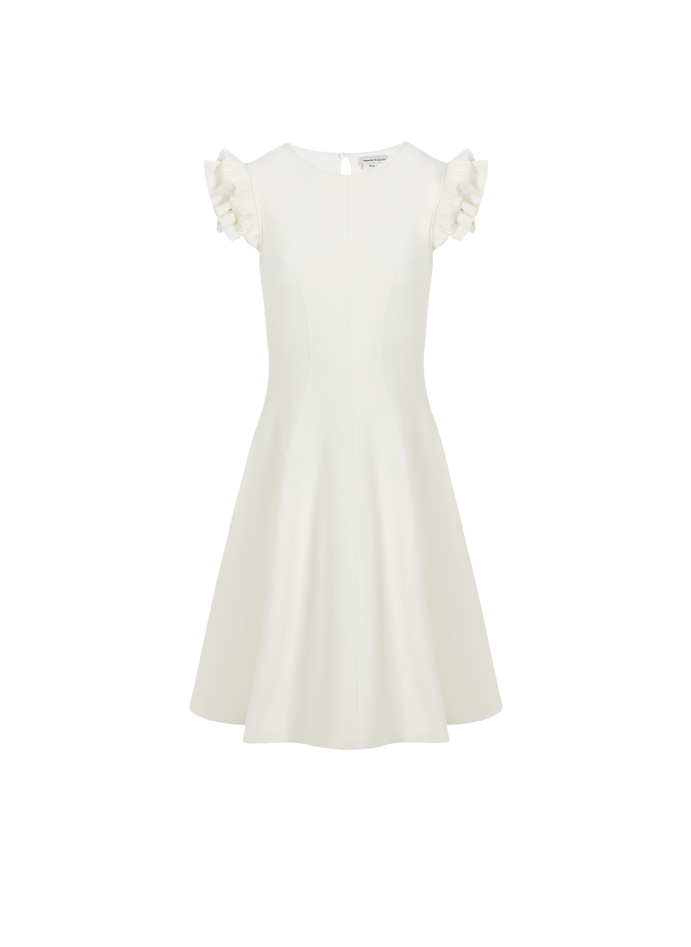 Robe évasée à volants