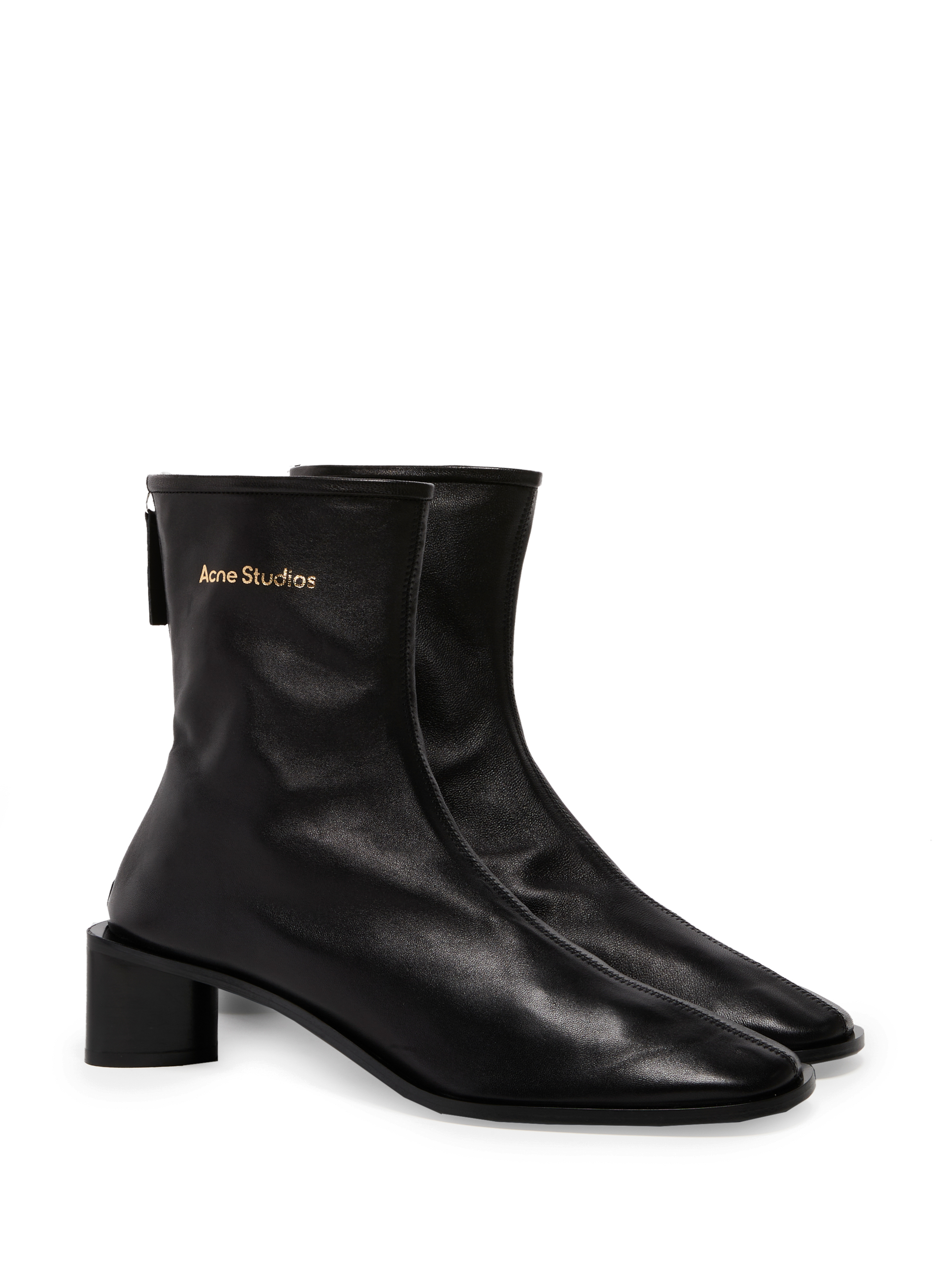 Bottines en cuir