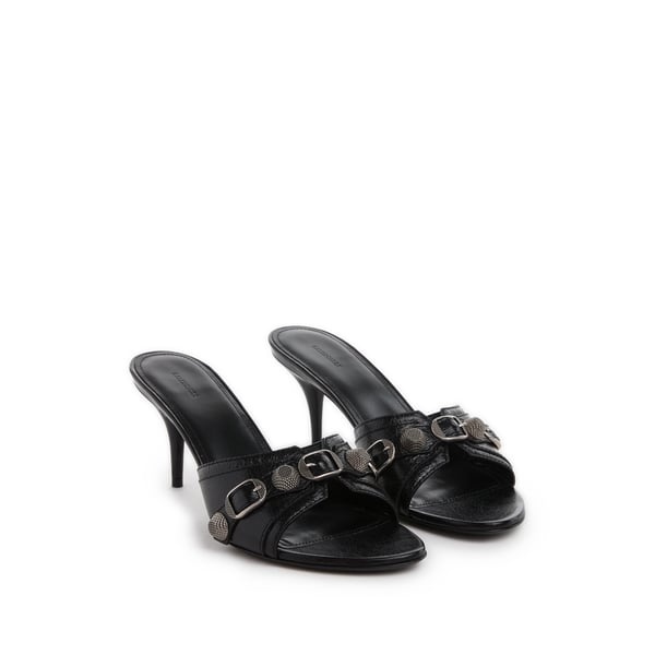 Sandales Cagole 70Mm en cuir