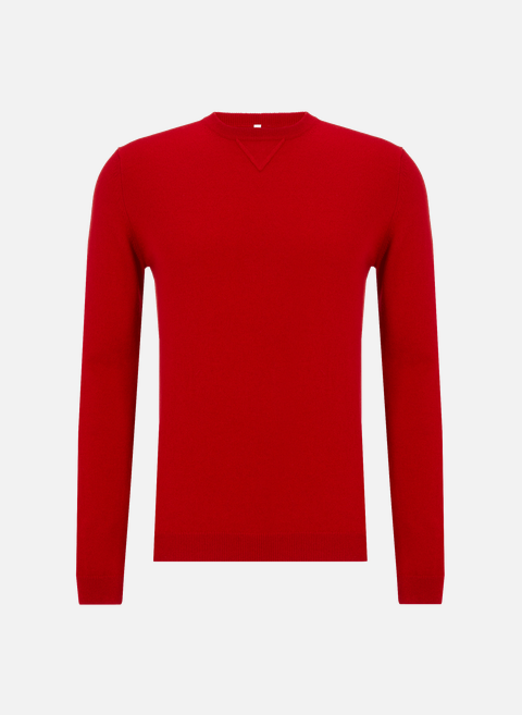 Cashmere sweater RedAU PRINTEMPS PARIS 