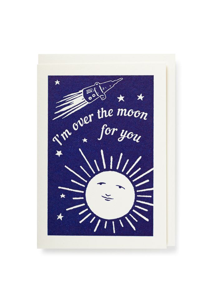Over the moon card ARCHIVIST GALLERY
