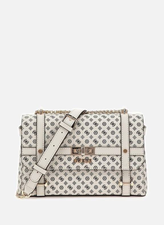 Guess sales monogram handbag