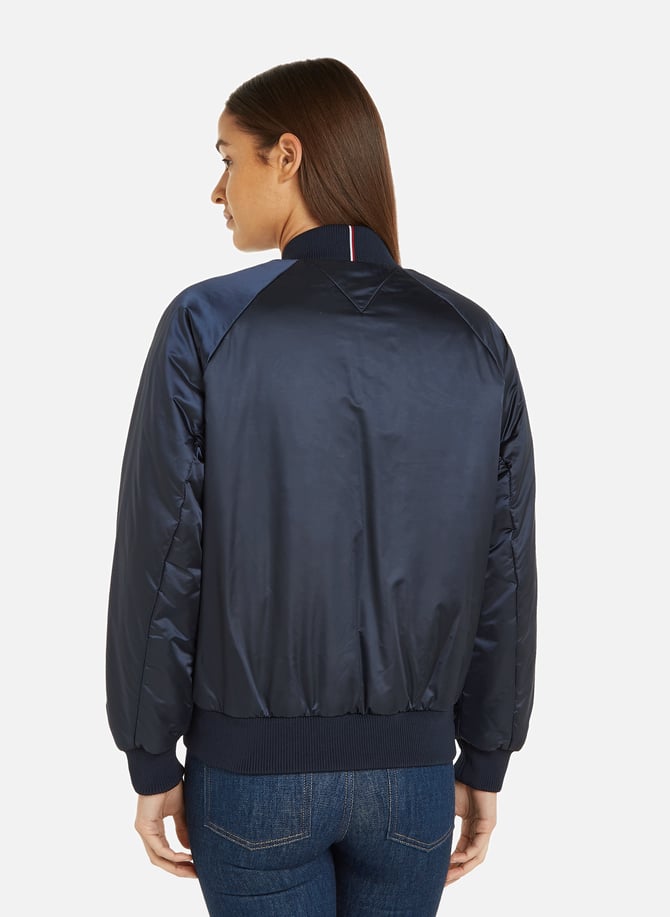 Tommy hilfiger satin bomber 2025 jacket