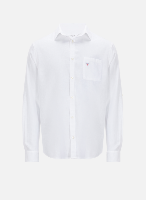 Lightweight cotton shirt WhiteGUESS 