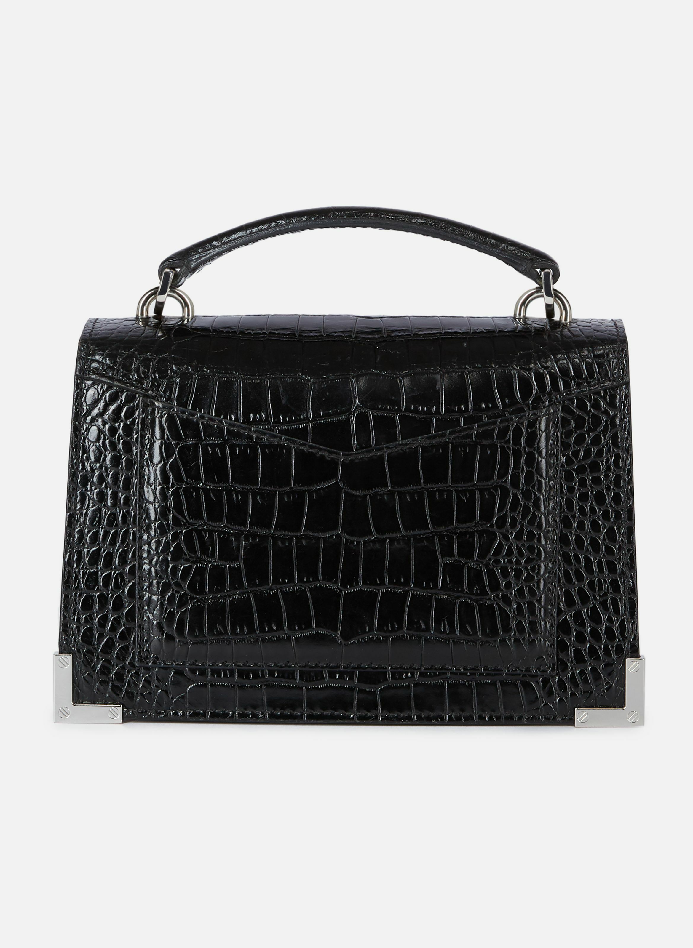 Sac emily small en cuir effet crocodile THE KOOPLES Noir