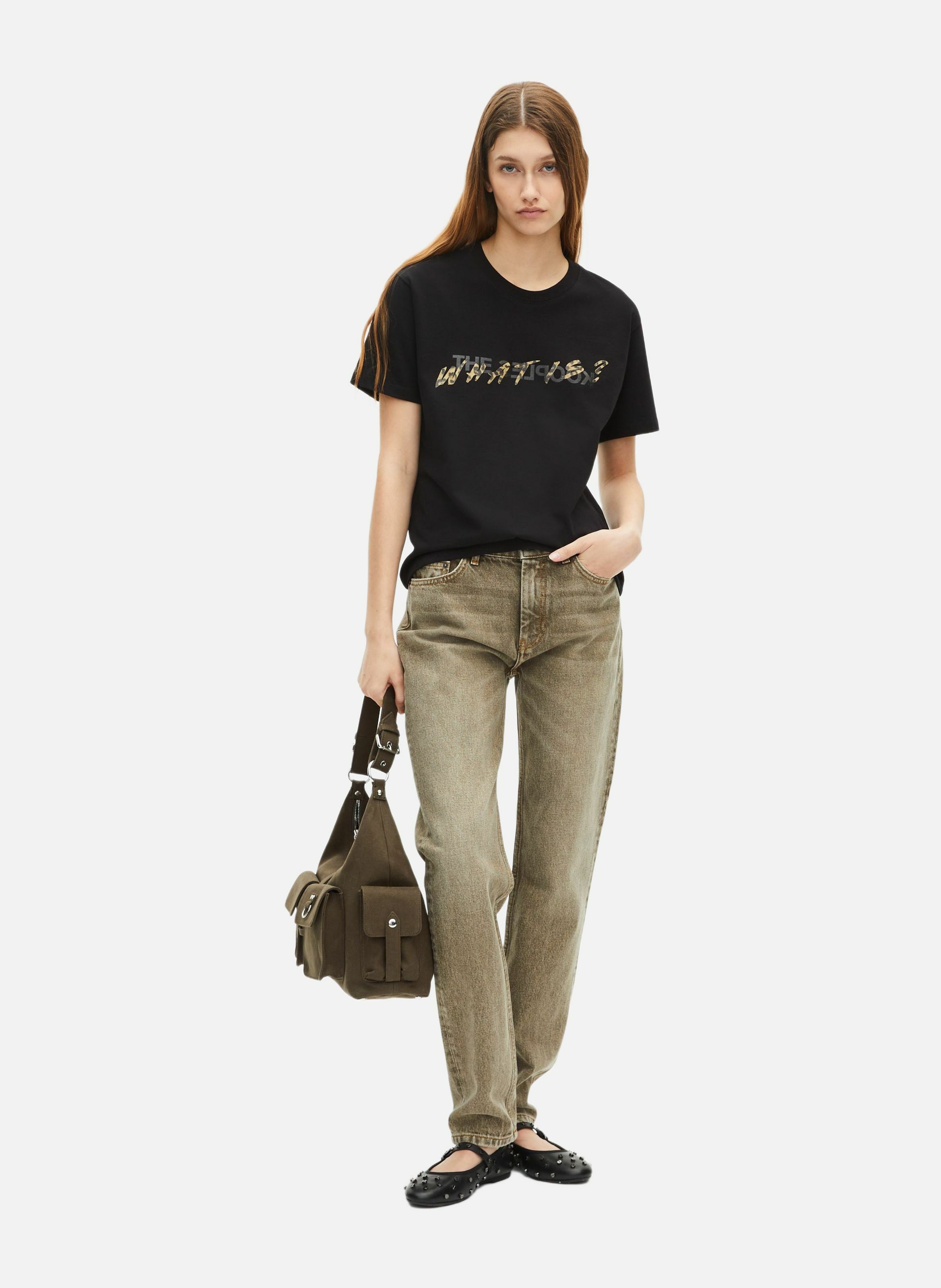 T-shirt logo en coton What Is THE KOOPLES Noir