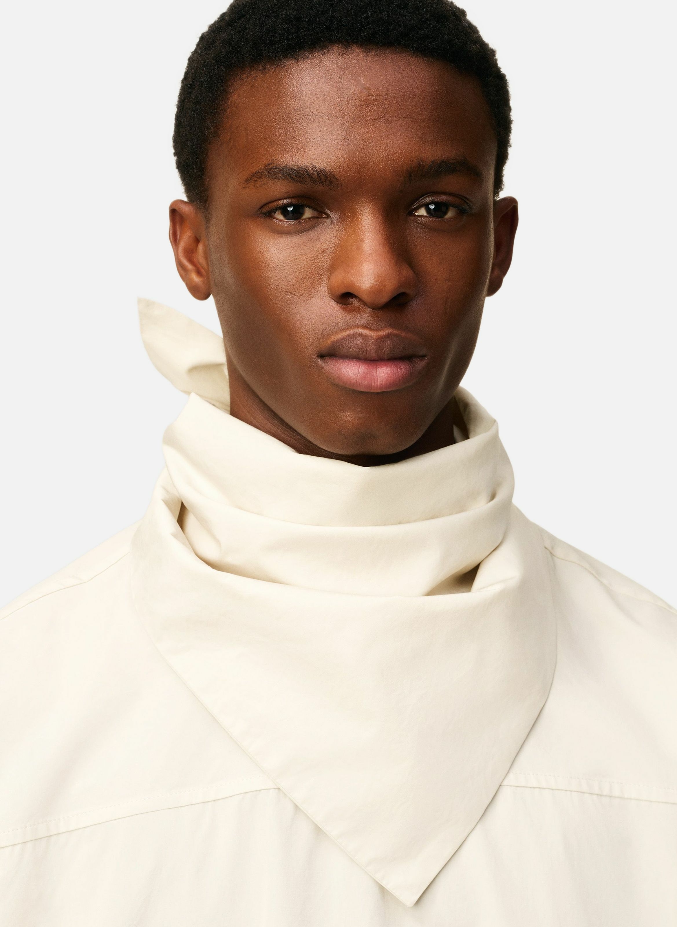 Robe midi bandana en coton unisexe AMI PARIS Blanc