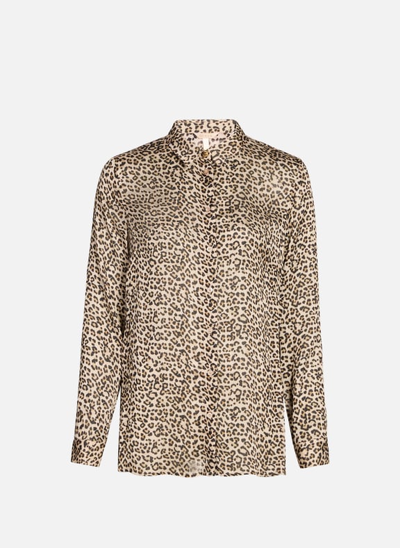 Chemise fluide à imprimé léopard Multicolore by GUESS GUESS Chemise fluide à imprimé léopard Multicolore