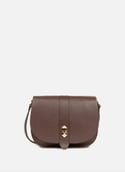 Shoulder bag - Top Double  Marron - in - or pâle