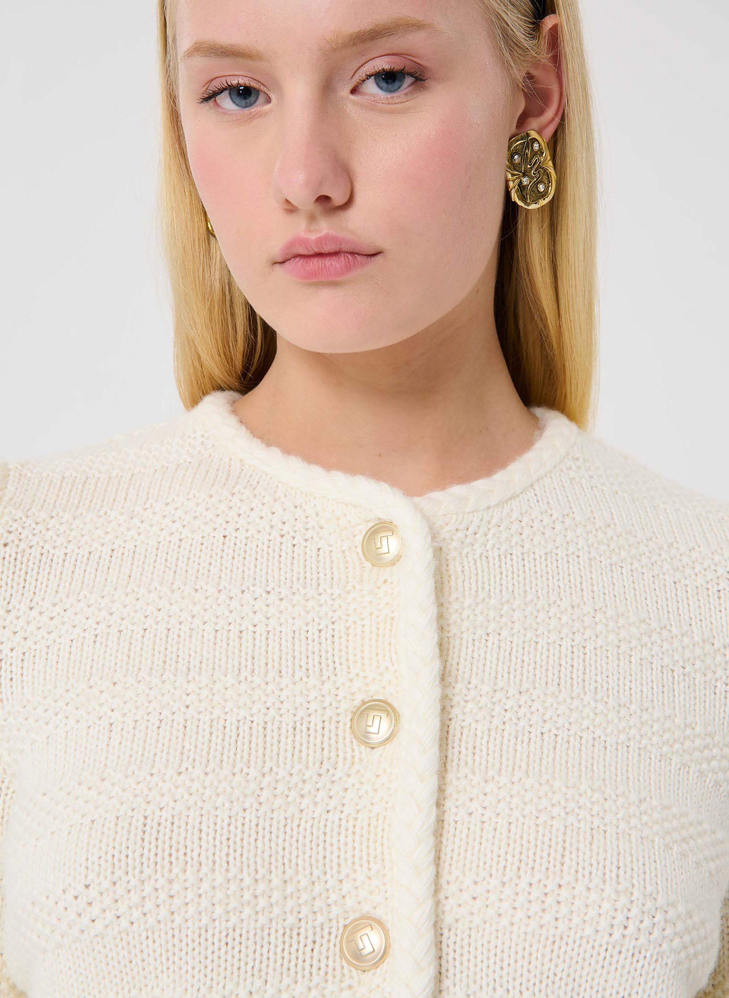 Gilet giuda TARA JARMON Blanc