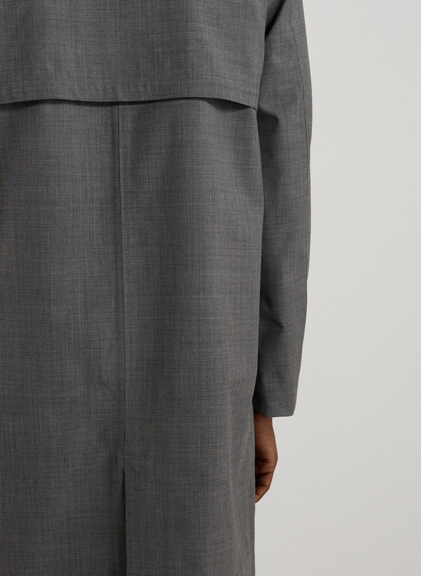 Mid-length Poirol parka K-WAY Grey