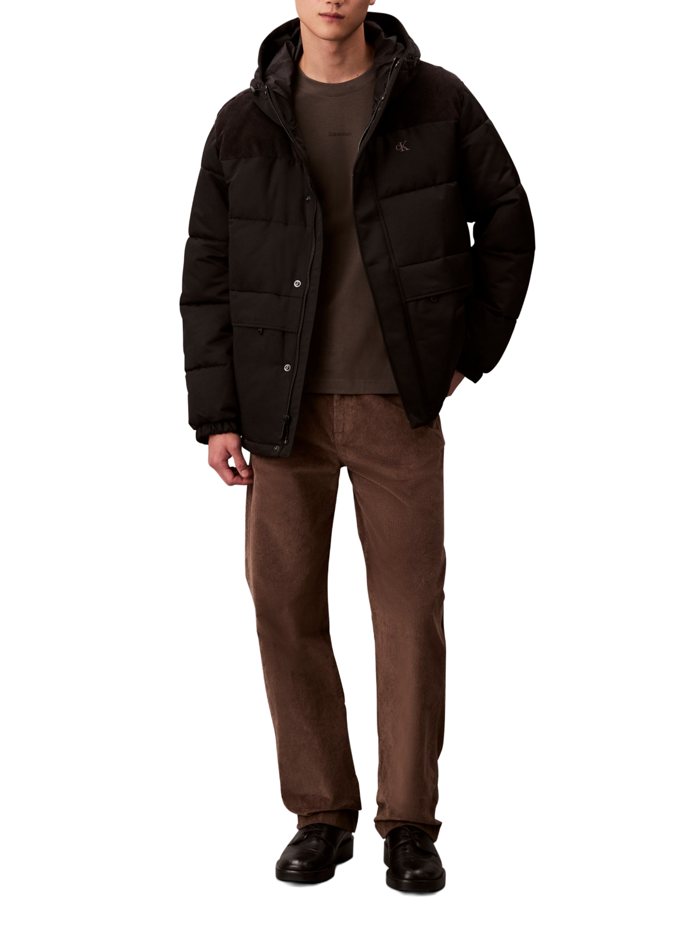 Hooded Jacket CALVIN KLEIN Black