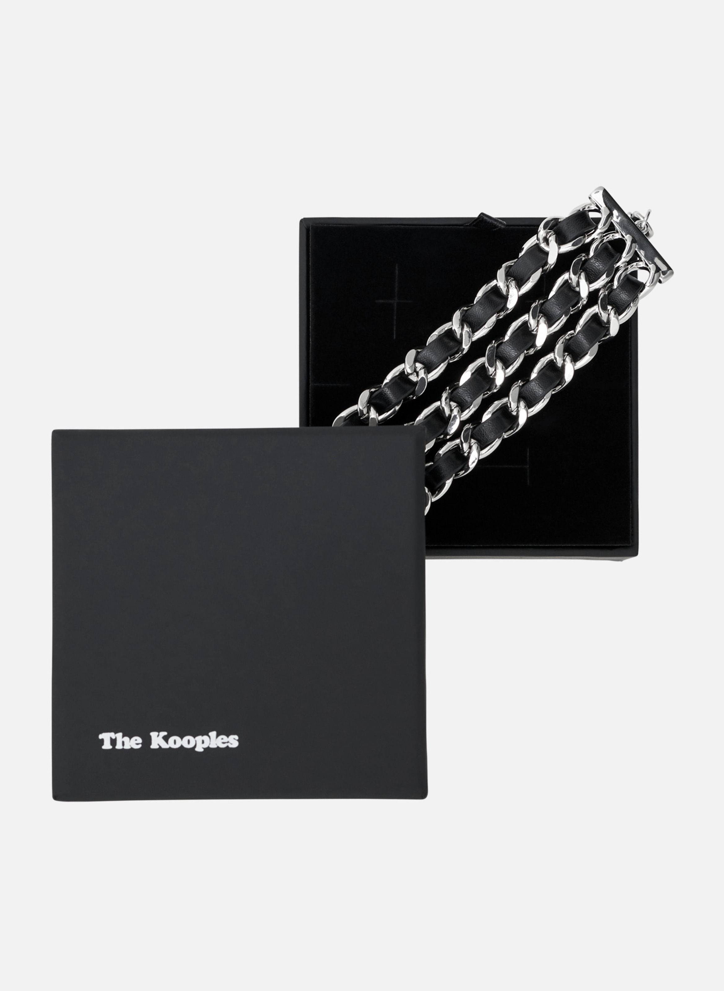 Bracelet chaînes argenté THE KOOPLES Gris
