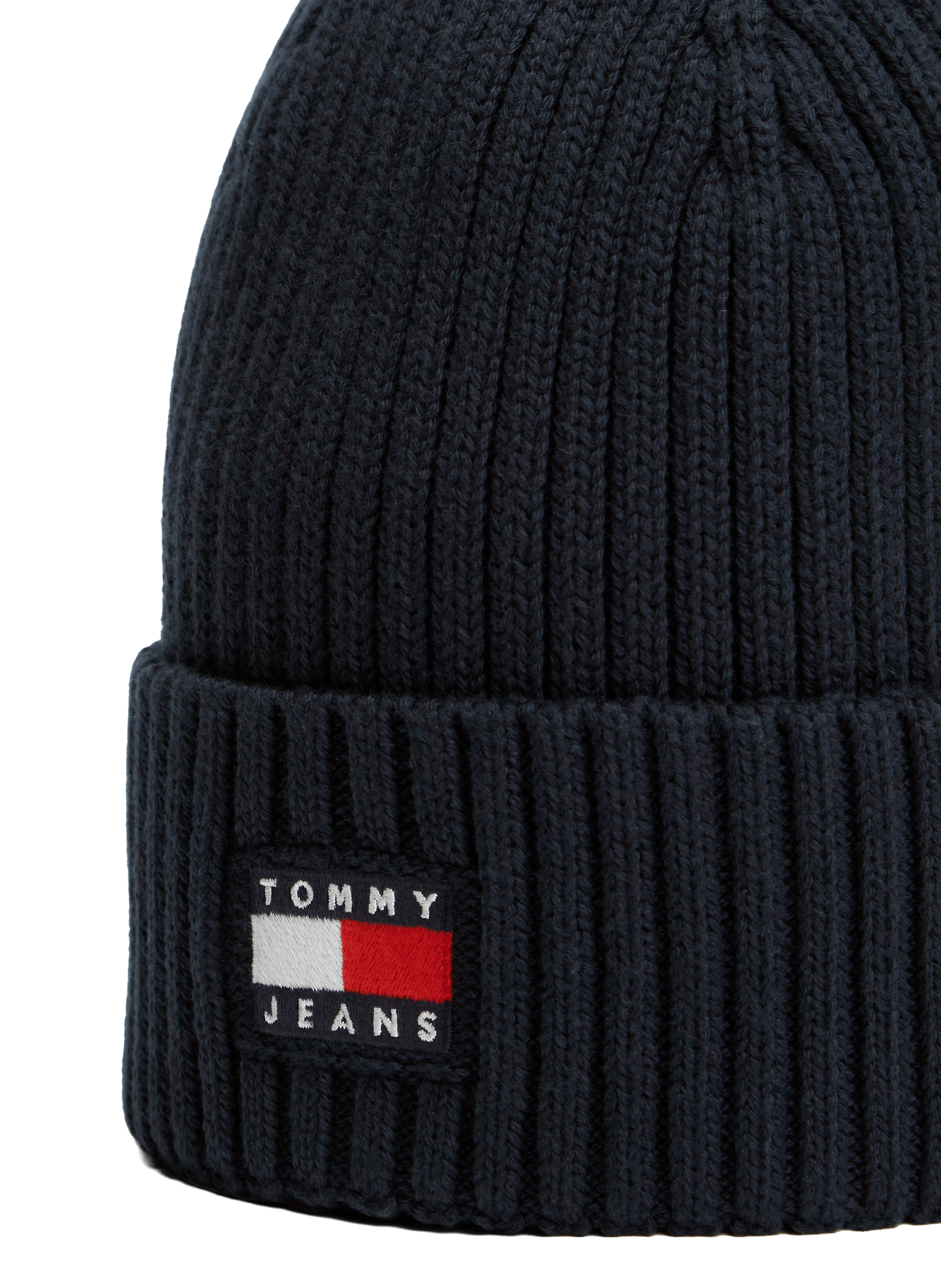 Heritage Ribbed Logo Beanie TOMMY HILFIGER Blue