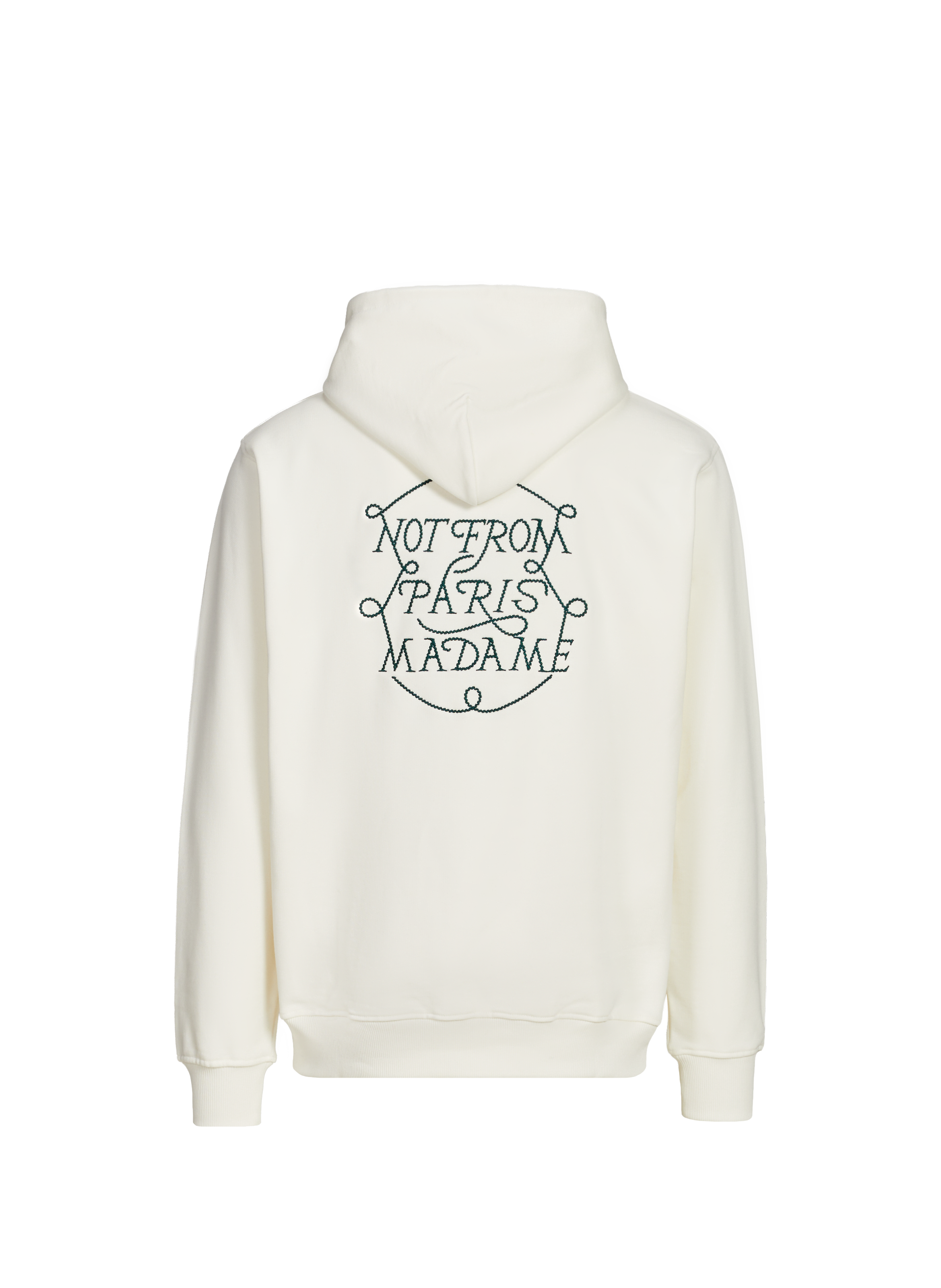 Hoodie Le SLogan Tresse DROLE DE MONSIEUR Beige