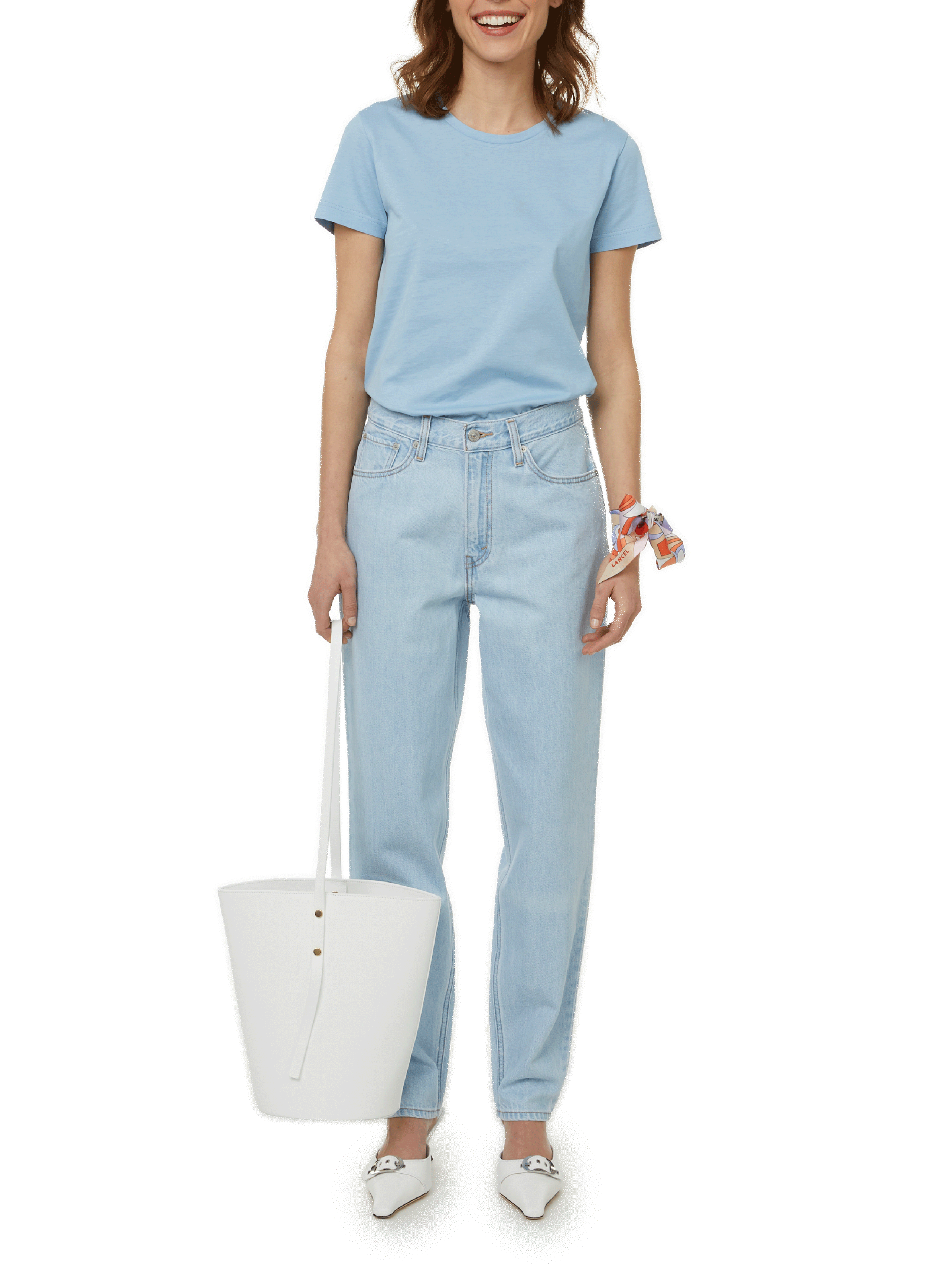 Sac cabas en cuir SAISON 1865 Blanc